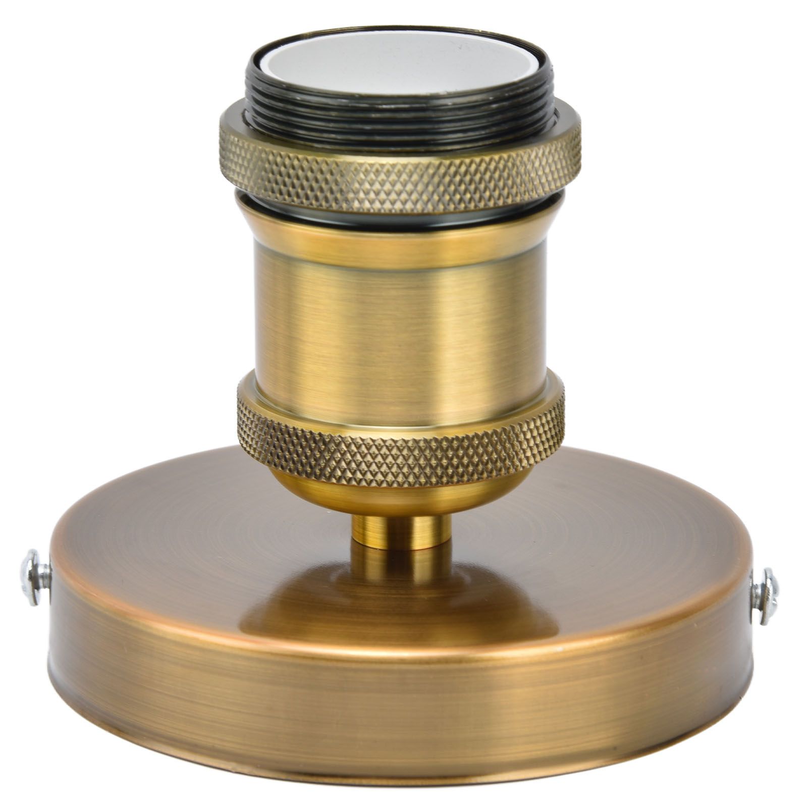 Vintage E26 E27 Lamp Socket Ceiling Lamp Holder with Accessories for Kitchen Bedroom Living Room 100‑240VAntique Gold - Image 7