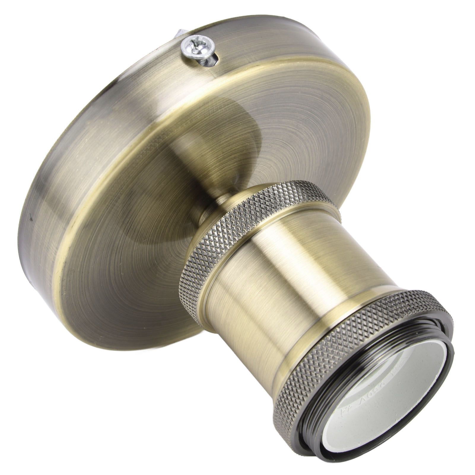 Vintage E26 E27 Lamp Socket Ceiling Lamp Holder with Accessories for Kitchen Bedroom Living Room 100‑240VAntique Green - Image 2