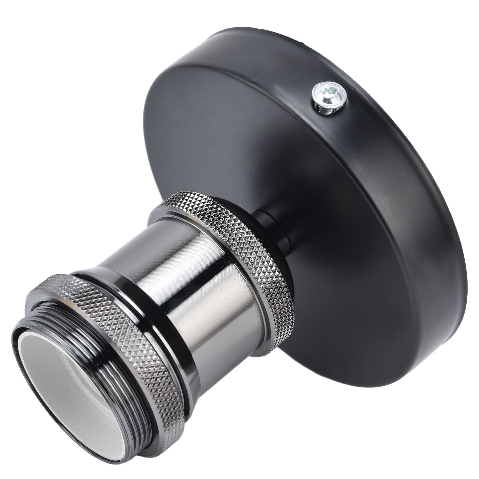 Vintage E26 E27 Lamp Socket Ceiling Lamp Holder with Accessories for Kitchen Bedroom Living Room 100‑240VBlack - Image 6