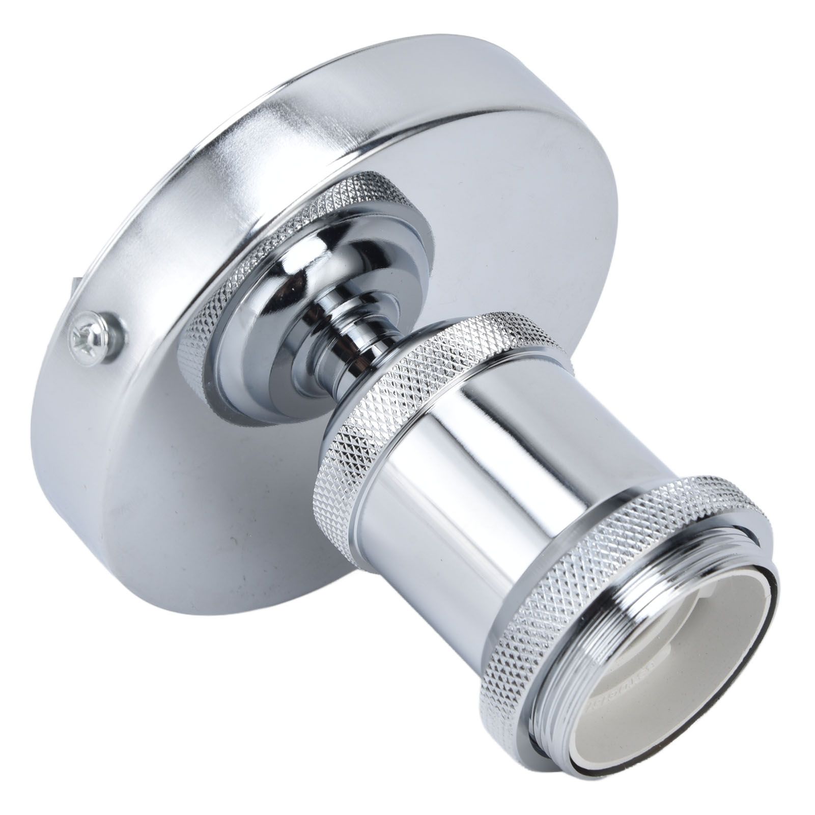 Vintage E26 E27 Lamp Socket Ceiling Lamp Holder with Accessories for Kitchen Bedroom Living Room 100‑240VSilver - Image 2