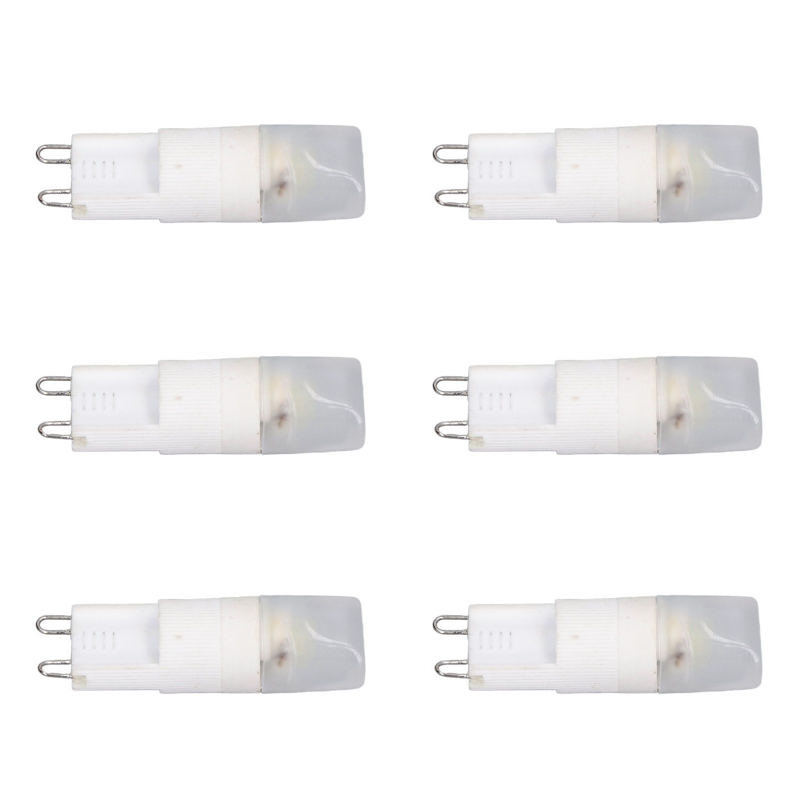 6pcs G9 LED Bulb Energy Saving General Standard Interface 360° Heat Dissipation Cold White Light Bulbs 220V 2W - Image 3