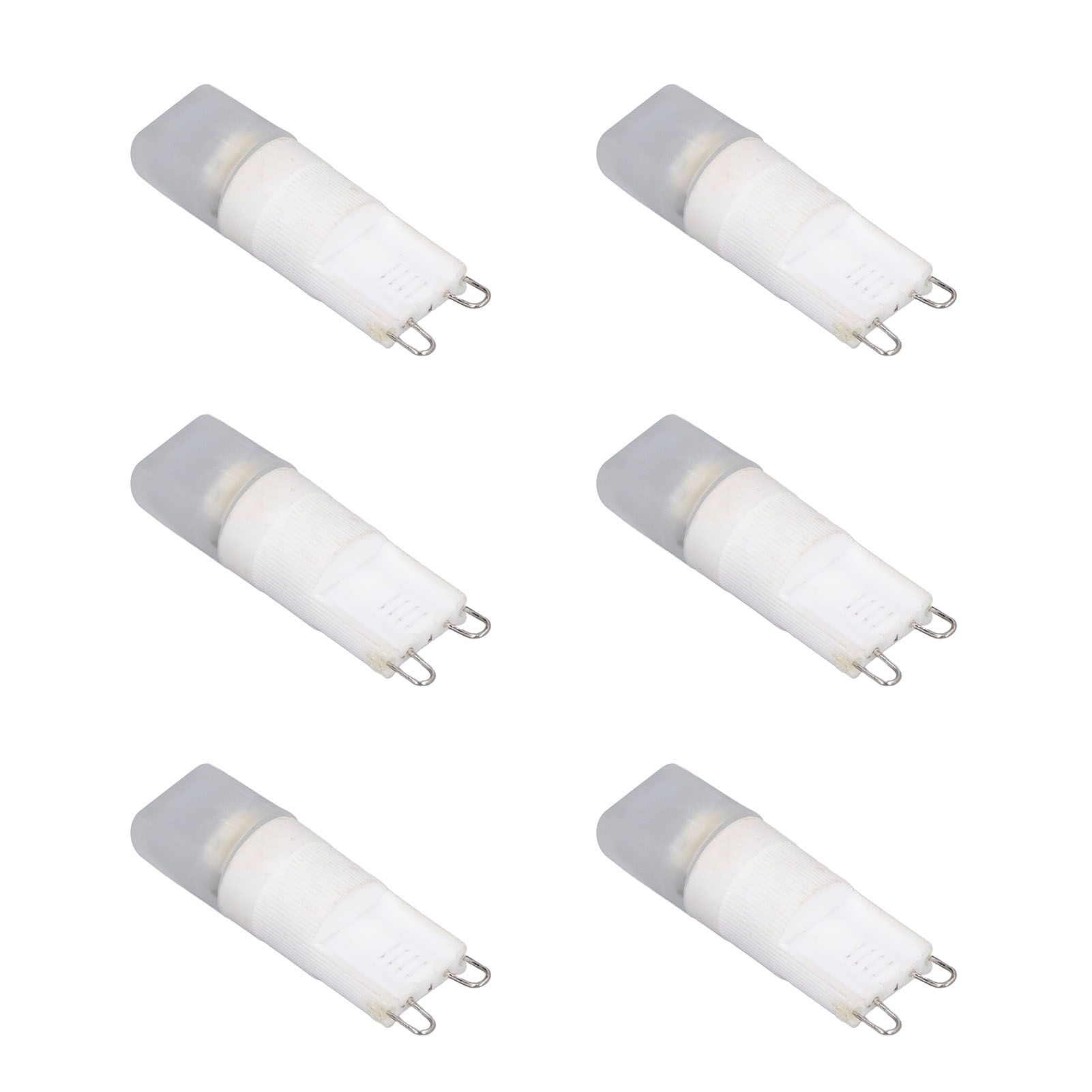 6pcs G9 LED Bulb Energy Saving General Standard Interface 360° Heat Dissipation Cold White Light Bulbs 220V 2W - Image 4