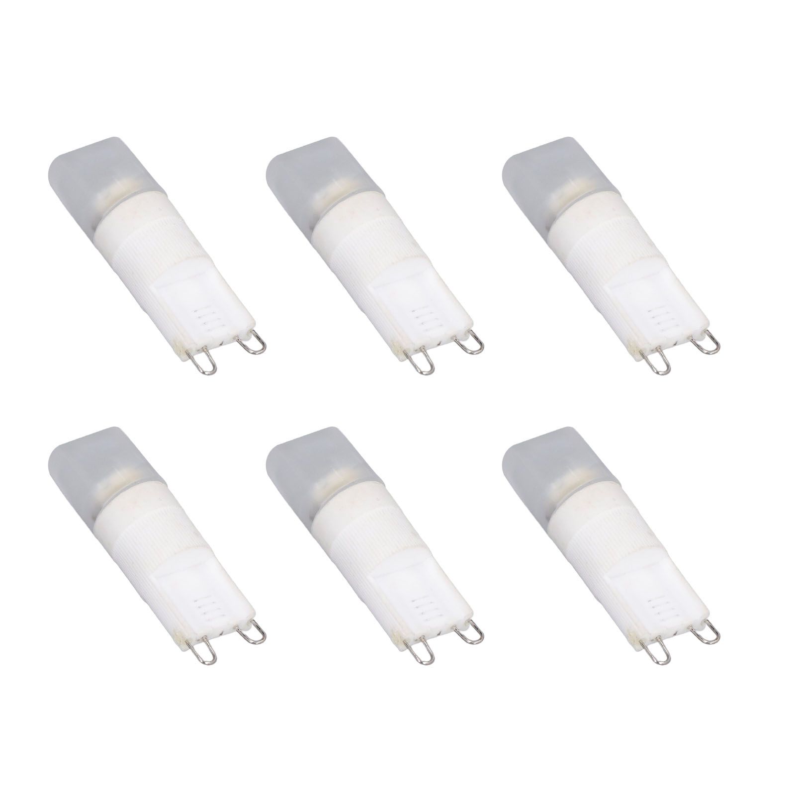 6pcs G9 LED Bulb Energy Saving General Standard Interface 360° Heat Dissipation Cold White Light Bulbs 220V 2W - Image 5