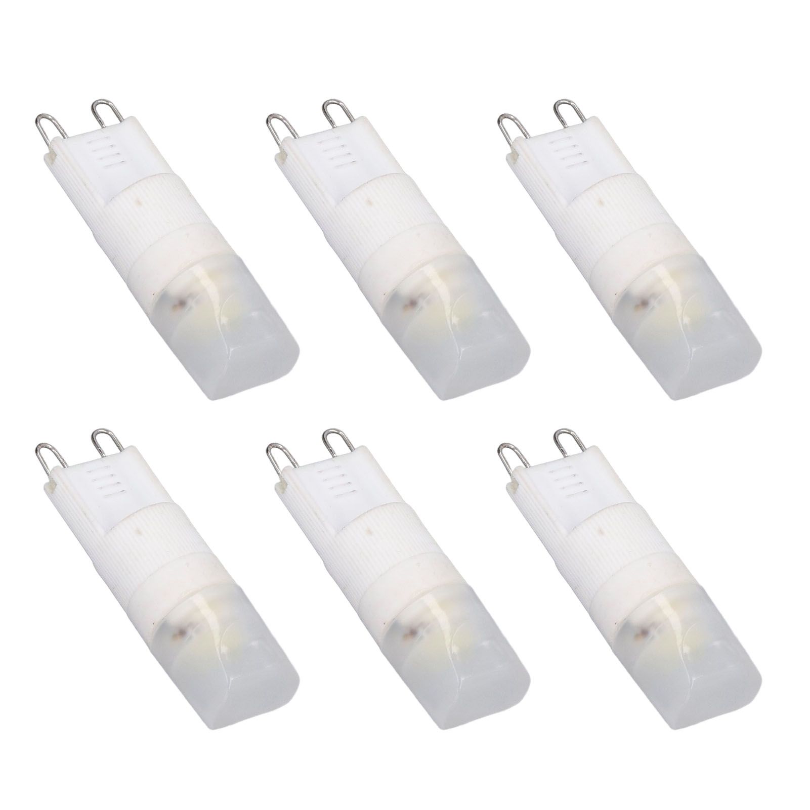 6pcs G9 LED Bulb Energy Saving General Standard Interface 360° Heat Dissipation Cold White Light Bulbs 220V 2W - Image 7
