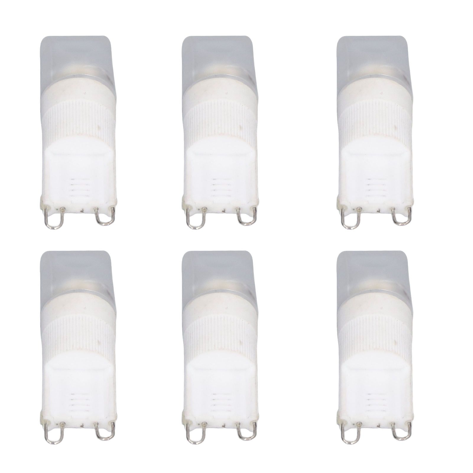 6pcs G9 LED Bulb Energy Saving General Standard Interface 360° Heat Dissipation Cold White Light Bulbs 220V 2W - Image 8