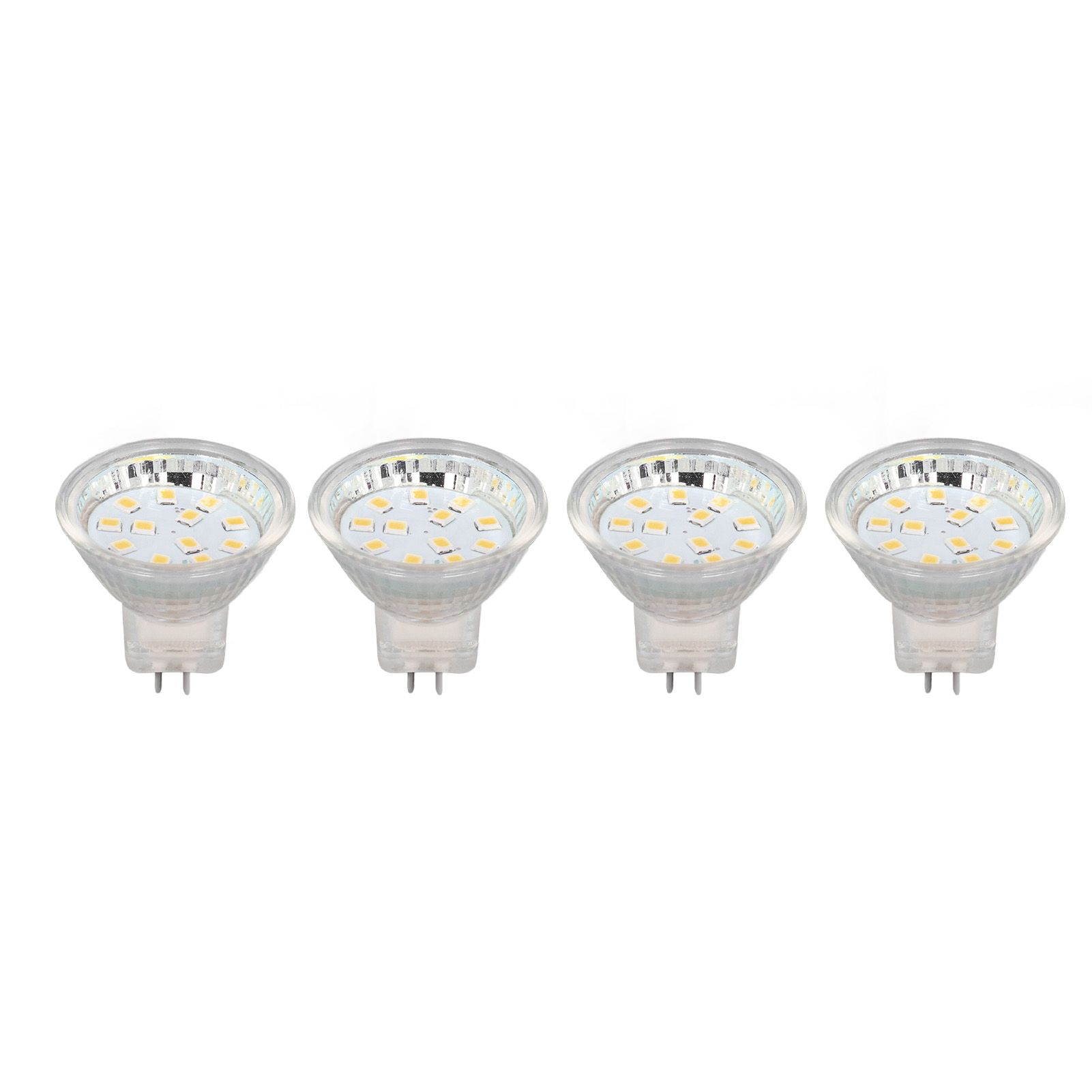 4PCS MR11 12LED Light Bulb 2W 300LM Spot Light Bulb Double Pin Base Landscape Light BulbWarm White 3000K - Image 3