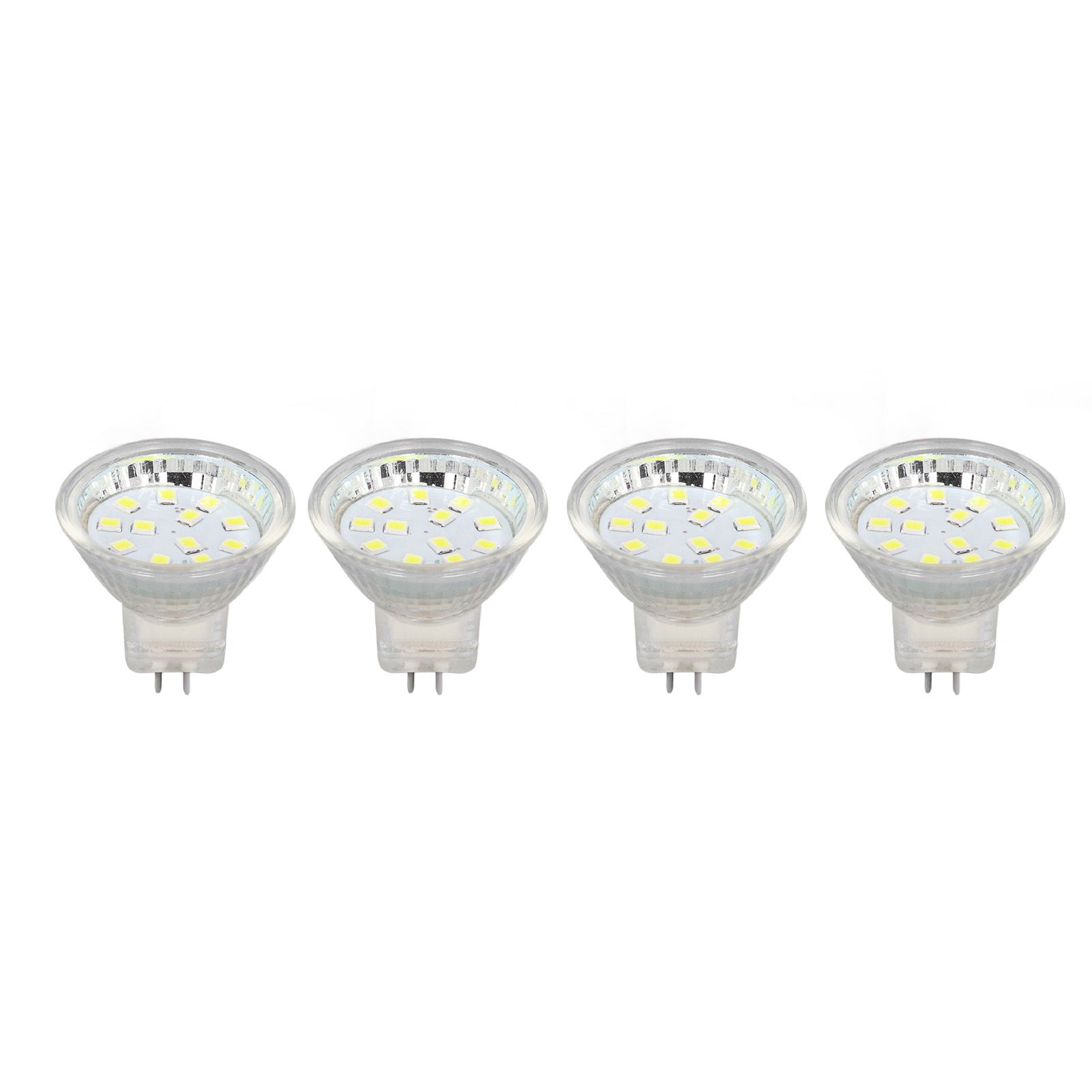 4PCS MR11 12LED Light Bulb 2W 300LM Spot Light Bulb Double Pin Base Landscape Light BulbCold White 6000K - Image 3