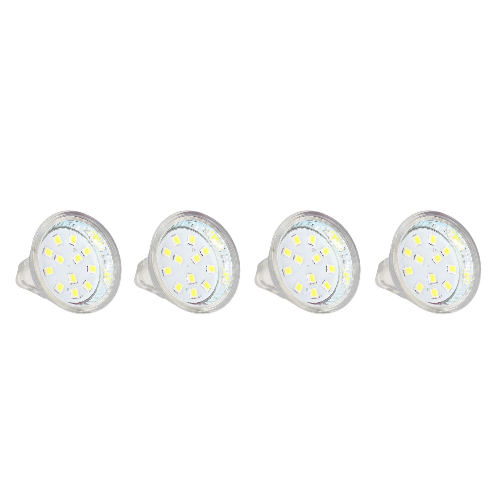 4PCS MR11 12LED Light Bulb 2W 300LM Spot Light Bulb Double Pin Base Landscape Light BulbCold White 6000K - Image 4