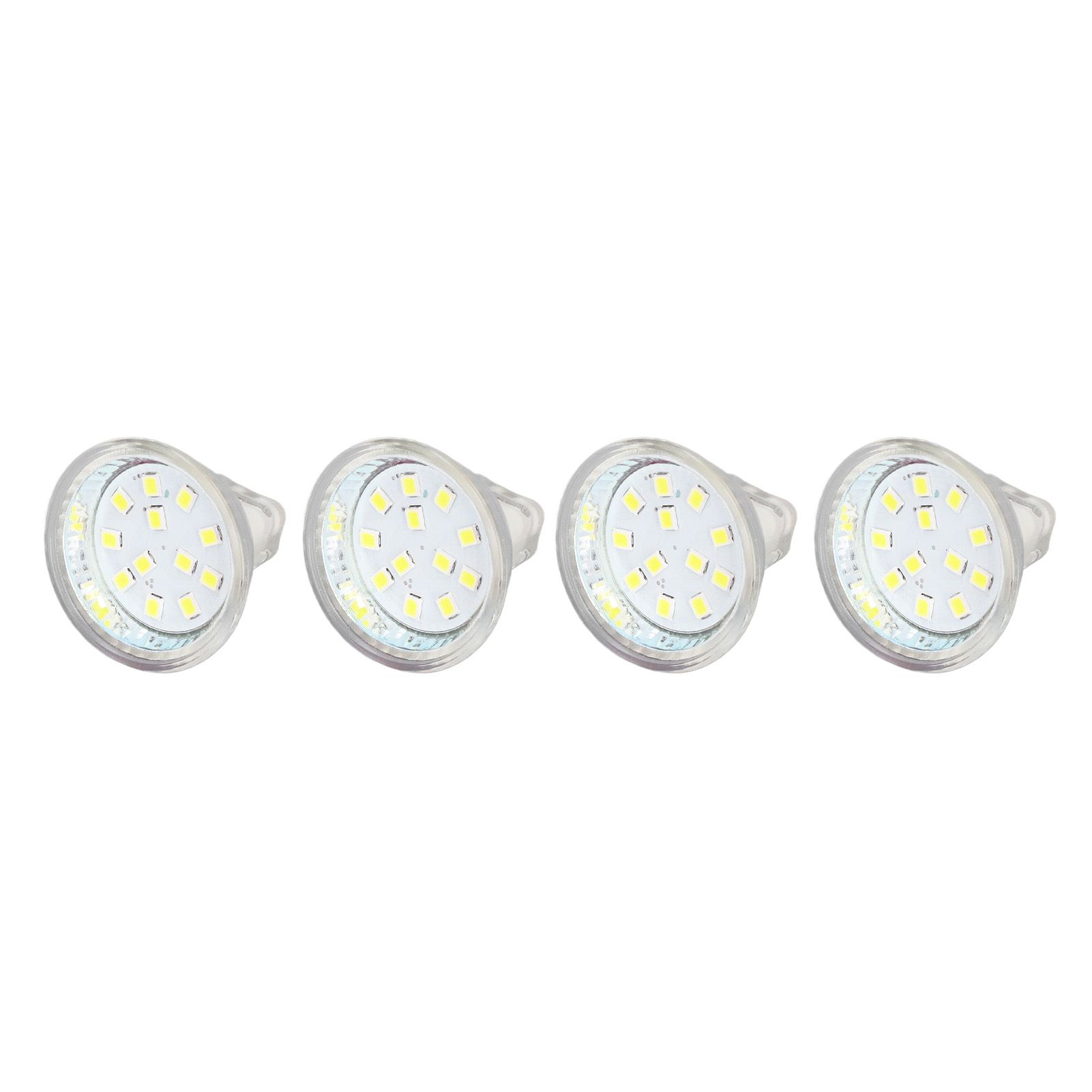 4PCS MR11 12LED Light Bulb 2W 300LM Spot Light Bulb Double Pin Base Landscape Light BulbCold White 6000K - Image 5
