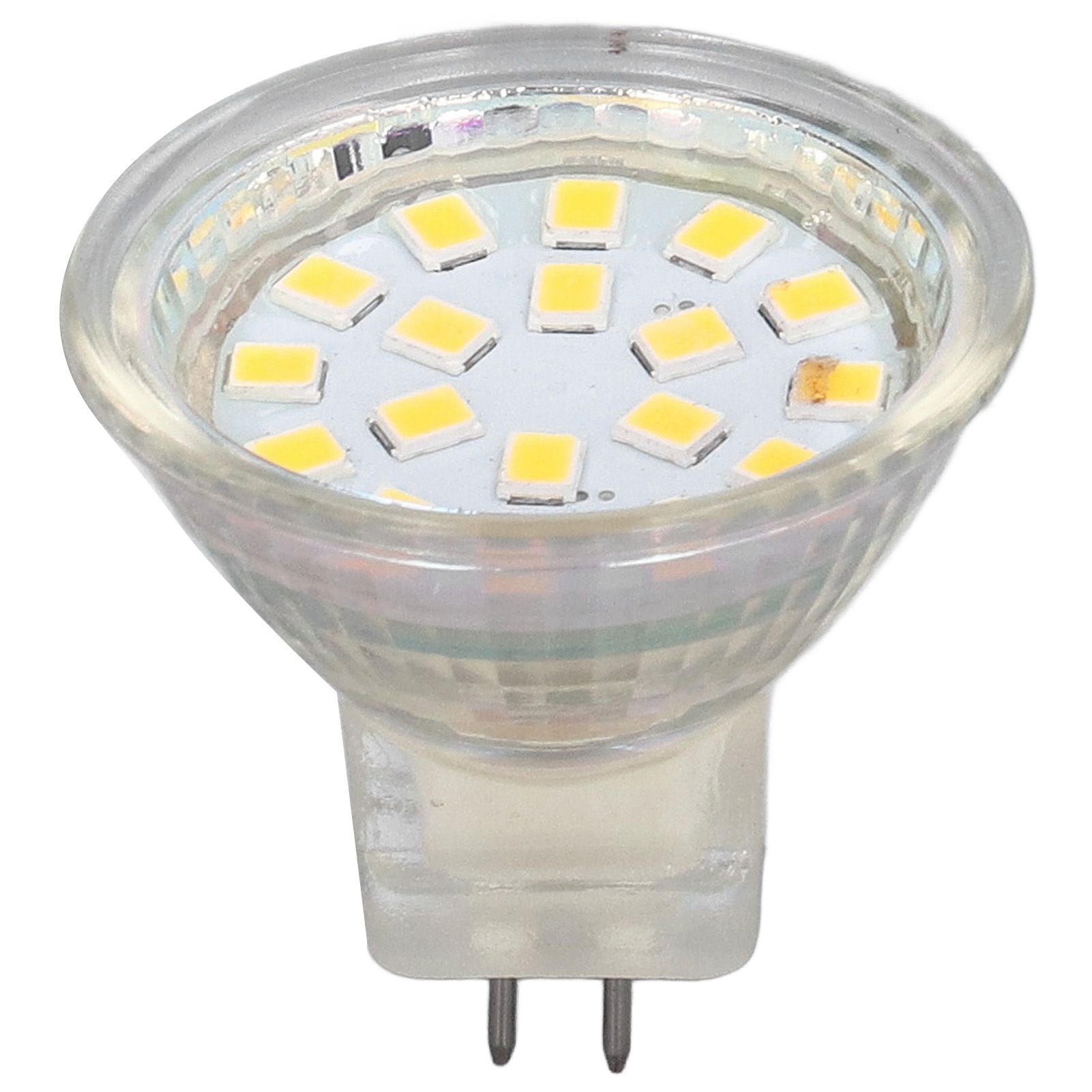 4PCS 18LED MR11 Light Bulb 3W 300LM Double Pin Base Landscape Spot Light Bulb for Living RoomWarm White - Image 1