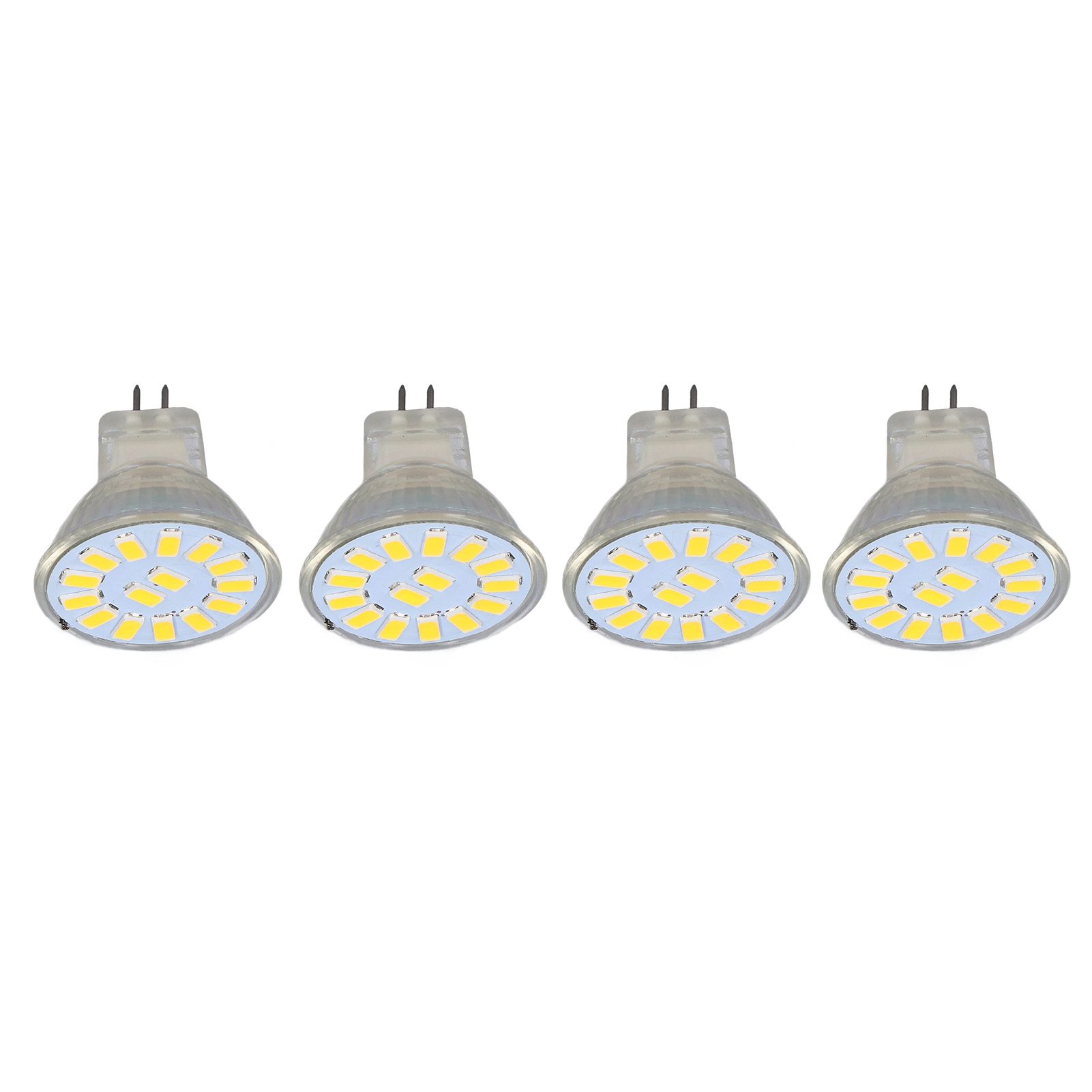 4PCS 15LED MR11 Light Bulb 5W 500LM Double Pin Base Landscape Spot Light Bulb for Living RoomWarm White - Image 2