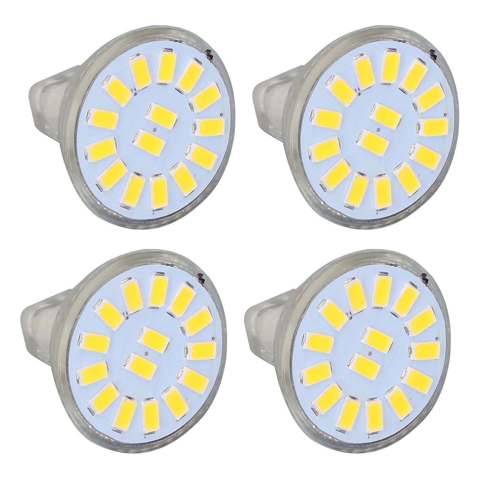 4PCS 15LED MR11 Light Bulb 5W 500LM Double Pin Base Landscape Spot Light Bulb for Living RoomWarm White - Image 6