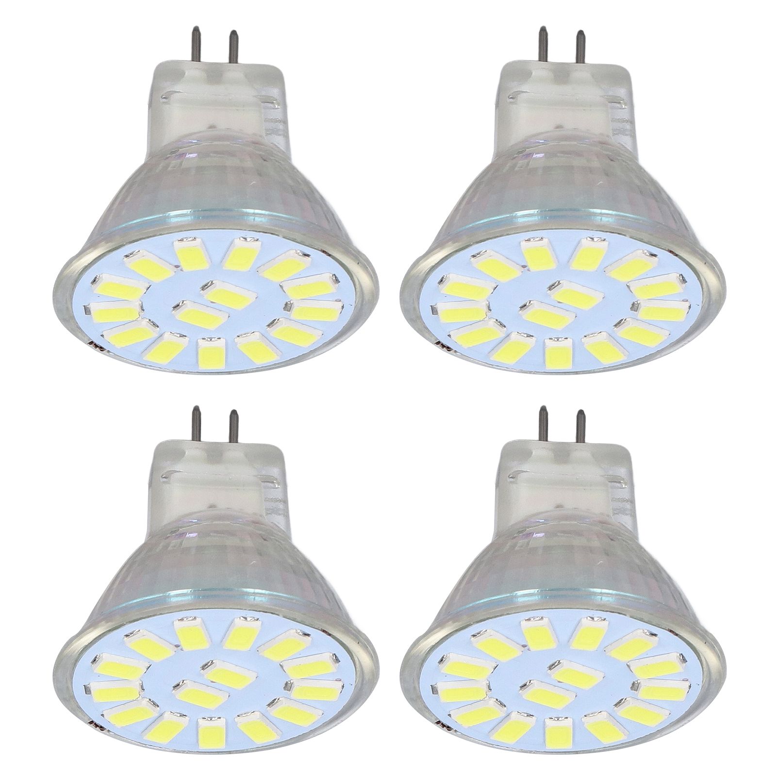 4PCS 15LED MR11 Light Bulb 5W 500LM Double Pin Base Landscape Spot Light Bulb for Living RoomCold White - Image 3
