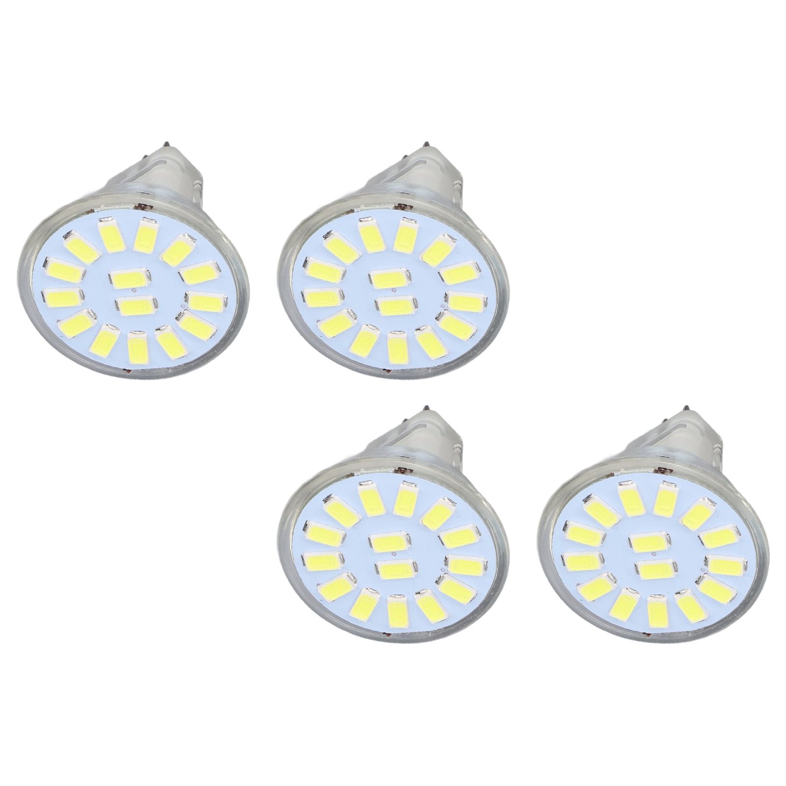 4PCS 15LED MR11 Light Bulb 5W 500LM Double Pin Base Landscape Spot Light Bulb for Living RoomCold White - Image 6