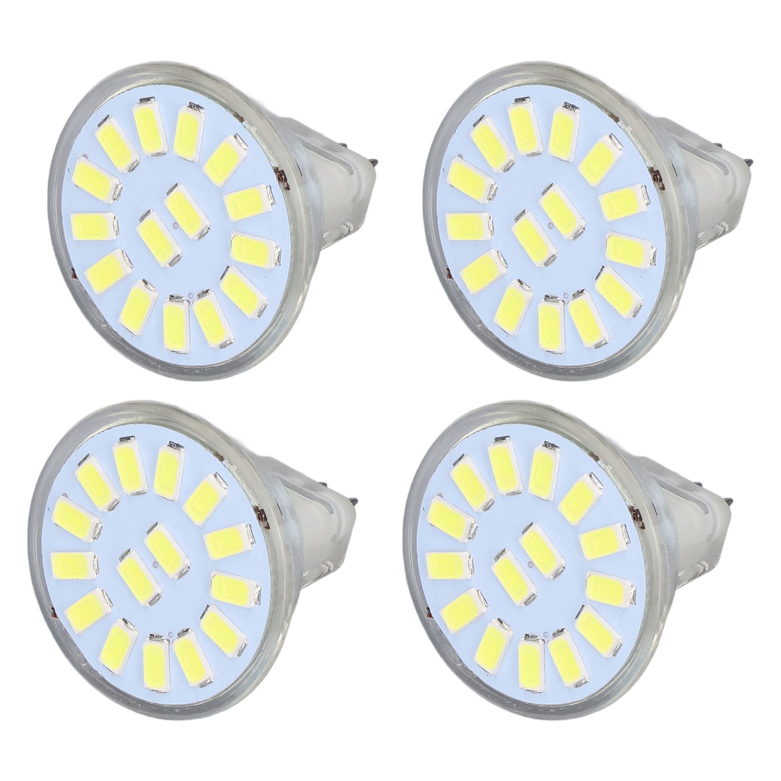 4PCS 15LED MR11 Light Bulb 5W 500LM Double Pin Base Landscape Spot Light Bulb for Living RoomCold White - Image 8