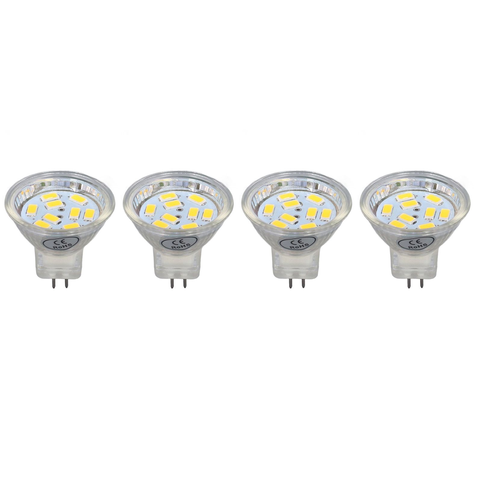 4Pcs MR11 LED Bulb 3W 300lm Bulb with 9 Beads Double Pin Base for Spotlight Landscape LampWarm White Light - Image 7