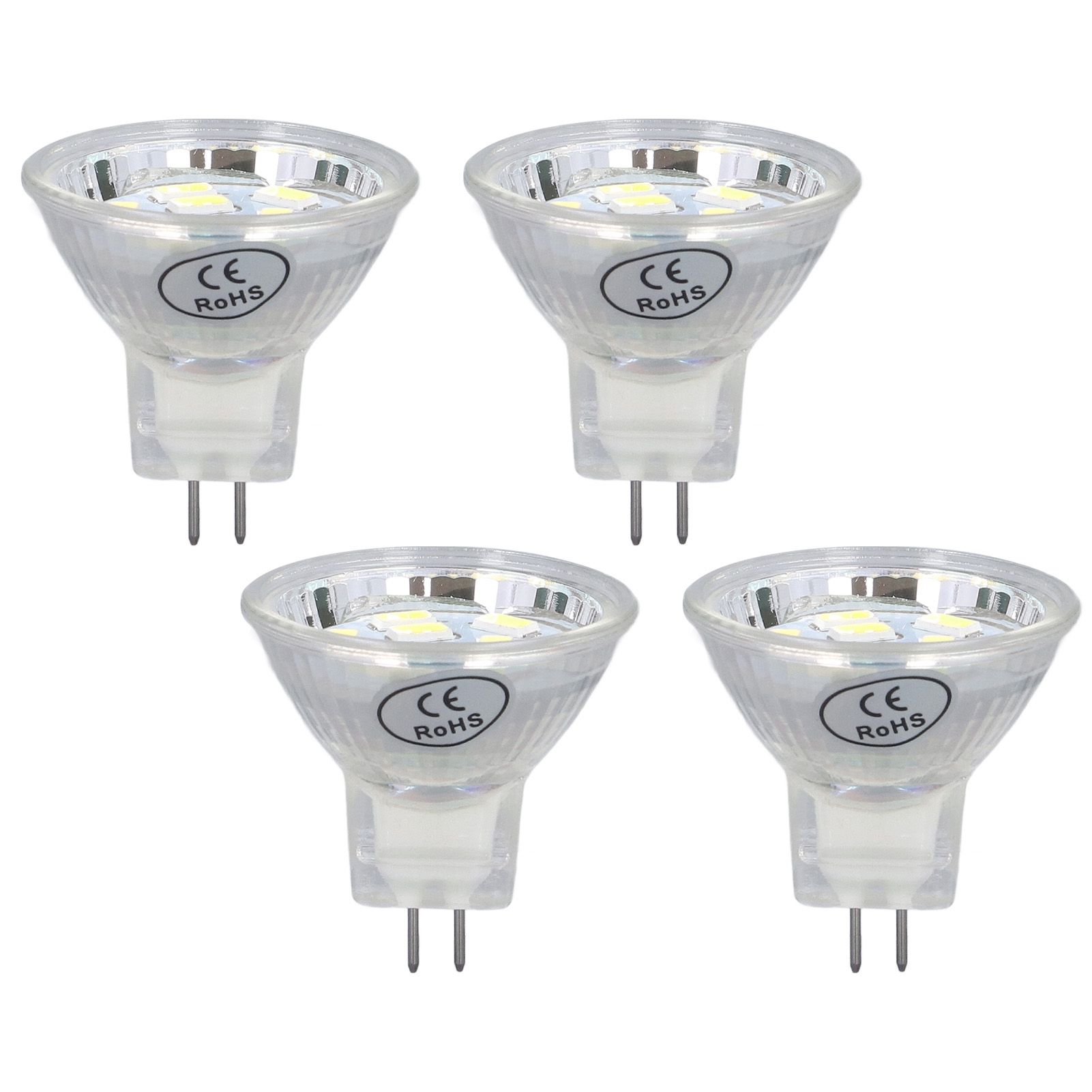 4Pcs MR11 LED Bulb 3W 300lm Bulb with 9 Beads Double Pin Base for Spotlight Landscape LampCold White Light - Image 2