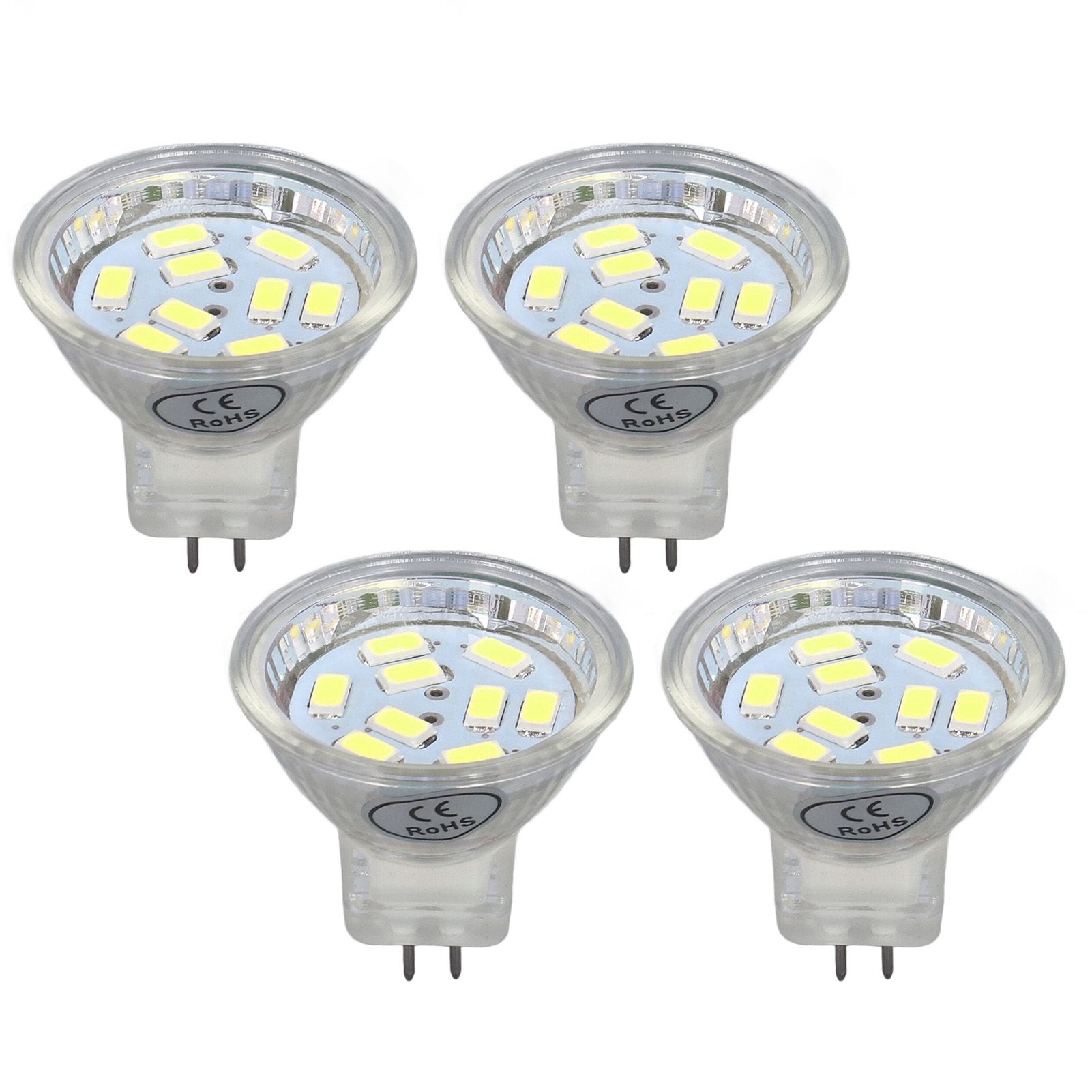 4Pcs MR11 LED Bulb 3W 300lm Bulb with 9 Beads Double Pin Base for Spotlight Landscape LampCold White Light - Image 5