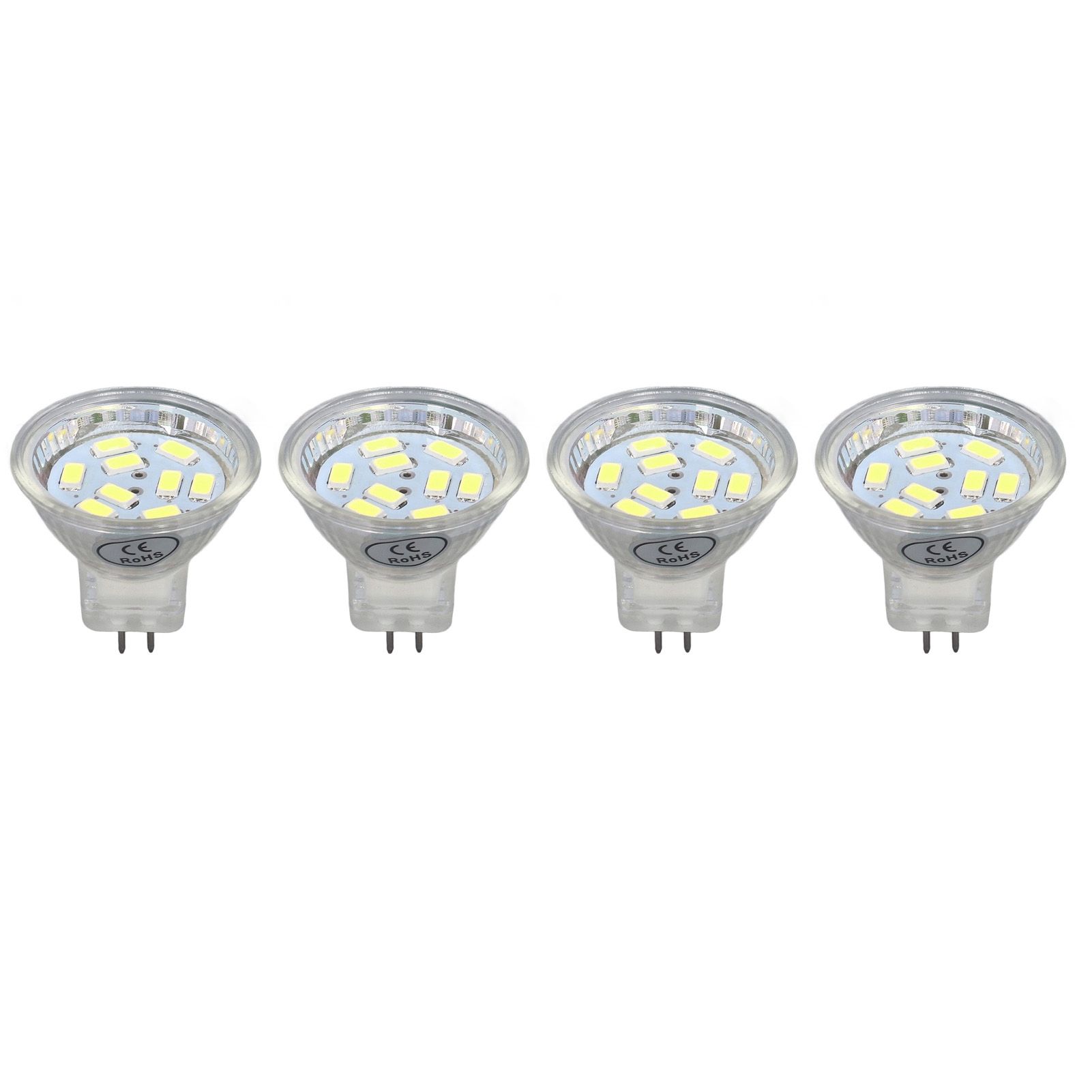 4Pcs MR11 LED Bulb 3W 300lm Bulb with 9 Beads Double Pin Base for Spotlight Landscape LampCold White Light - Image 7