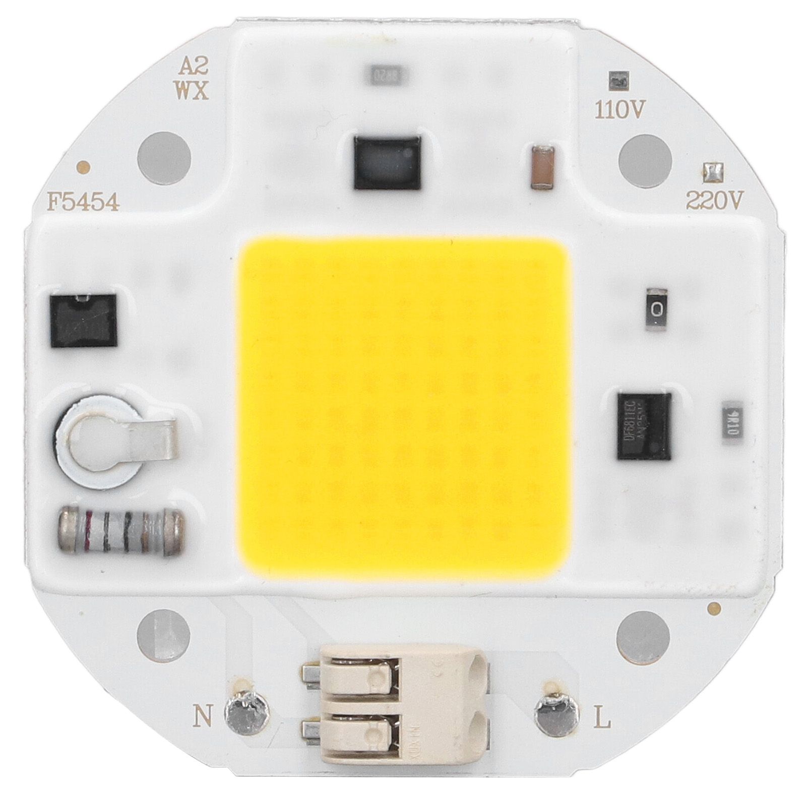 COB Lamp Bead High Power LED Chip High Brightness Drive Free for DIY Lamp Floodlight Indoor Lighting 220V50W Warm White 2800K‑3500K - Image 1