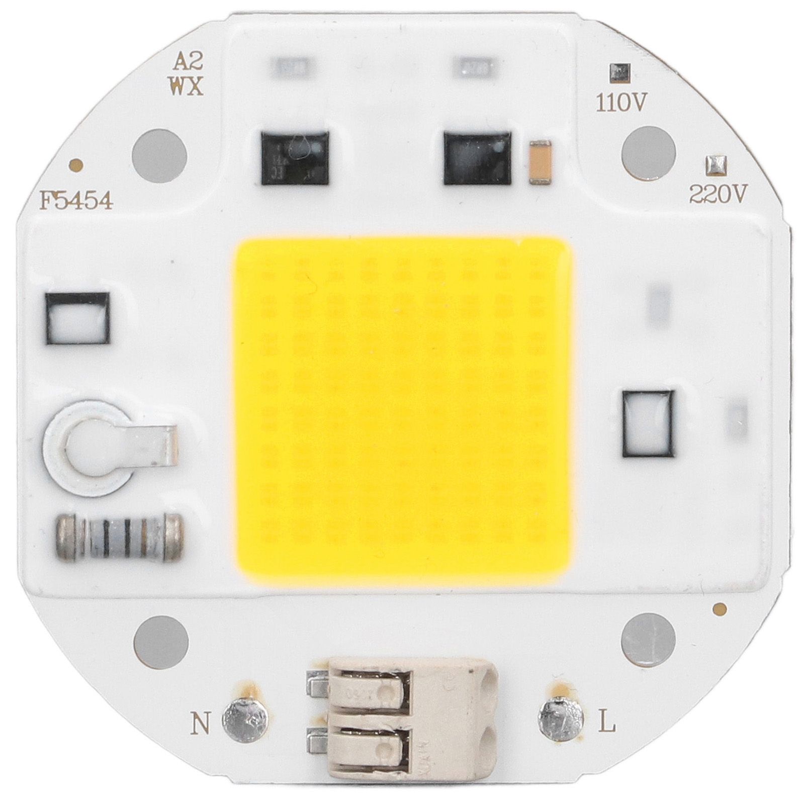 COB Lamp Bead High Power LED Chip High Brightness Drive Free for DIY Lamp Floodlight Indoor Lighting 220V70W Warm White 2800K‑3500K - Image 1