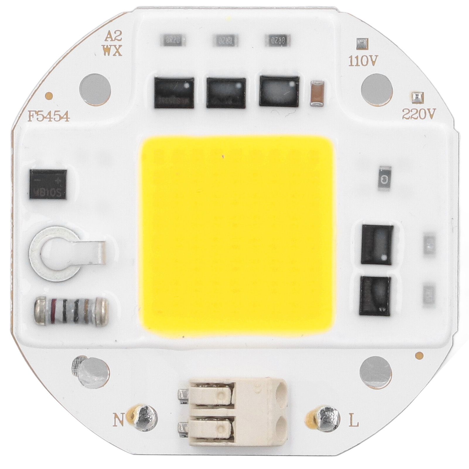 COB Lamp Bead High Power LED Chip High Brightness Drive Free for DIY Lamp Floodlight Indoor Lighting 220V100W Warm White 2800K‑3500K - Image 1