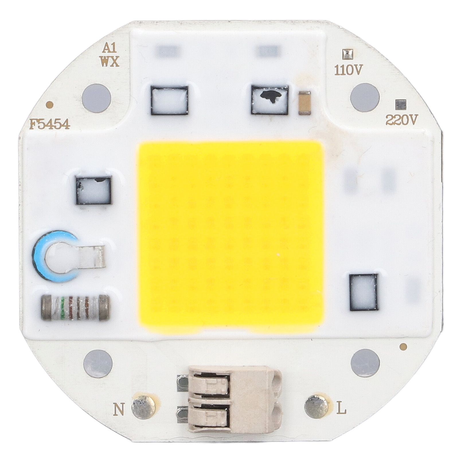 COB Lamp Bead High Power LED Chip High Brightness COB Light Emitter Drive Free for DIY Lighting 110V70W Warm White 2800K‑3500K - Image 1