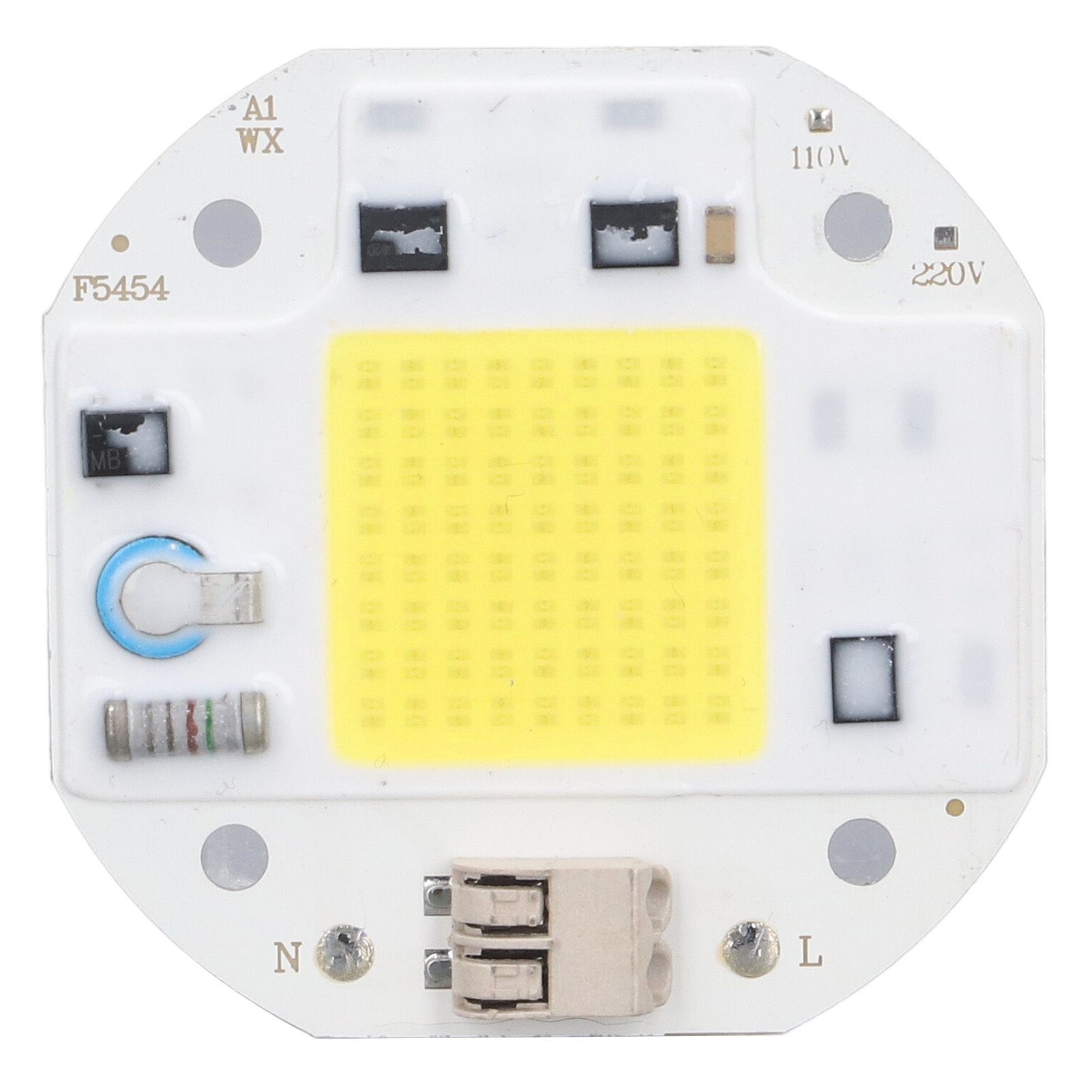 COB Lamp Bead High Power LED Chip High Brightness COB Light Emitter Drive Free for DIY Lighting 110V70W Cold White 5800K-6500K - Image 1