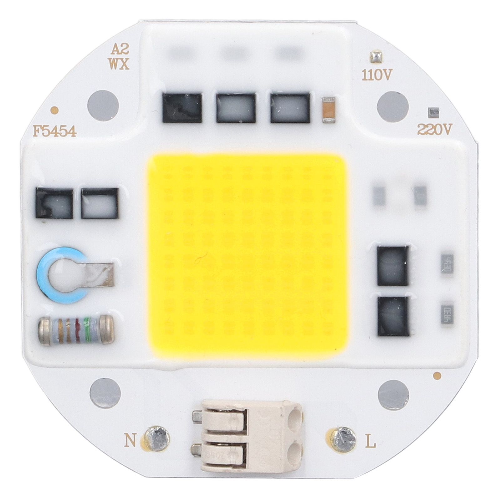COB Lamp Bead High Power LED Chip High Brightness COB Light Emitter Drive Free for DIY Lighting 110V100W Warm White 2800K‑3500K - Image 1