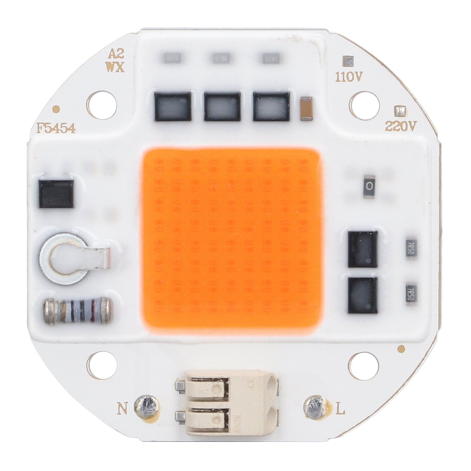 High Power LED Chip Plant Grow Light 380‑800NM COB Lamp Beads Drive Free for DIY Hydroponic Growing Light 220V100W - Image 1
