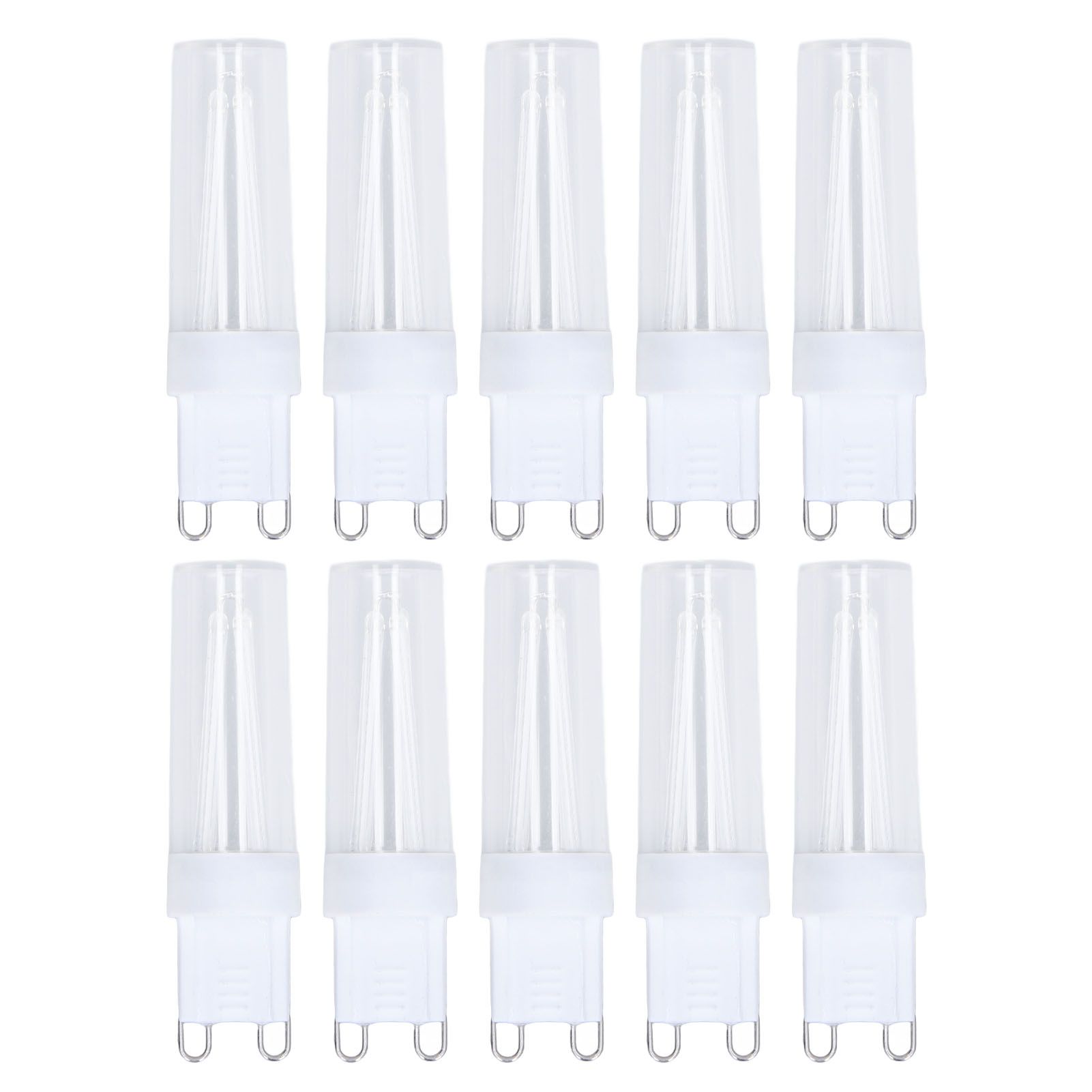 10pcs G9 Small Bulbs Blue Light Energy Saving Replacement LED Bulbs for Chandelier Table Lamp 500lm 3W 220V - Image 1