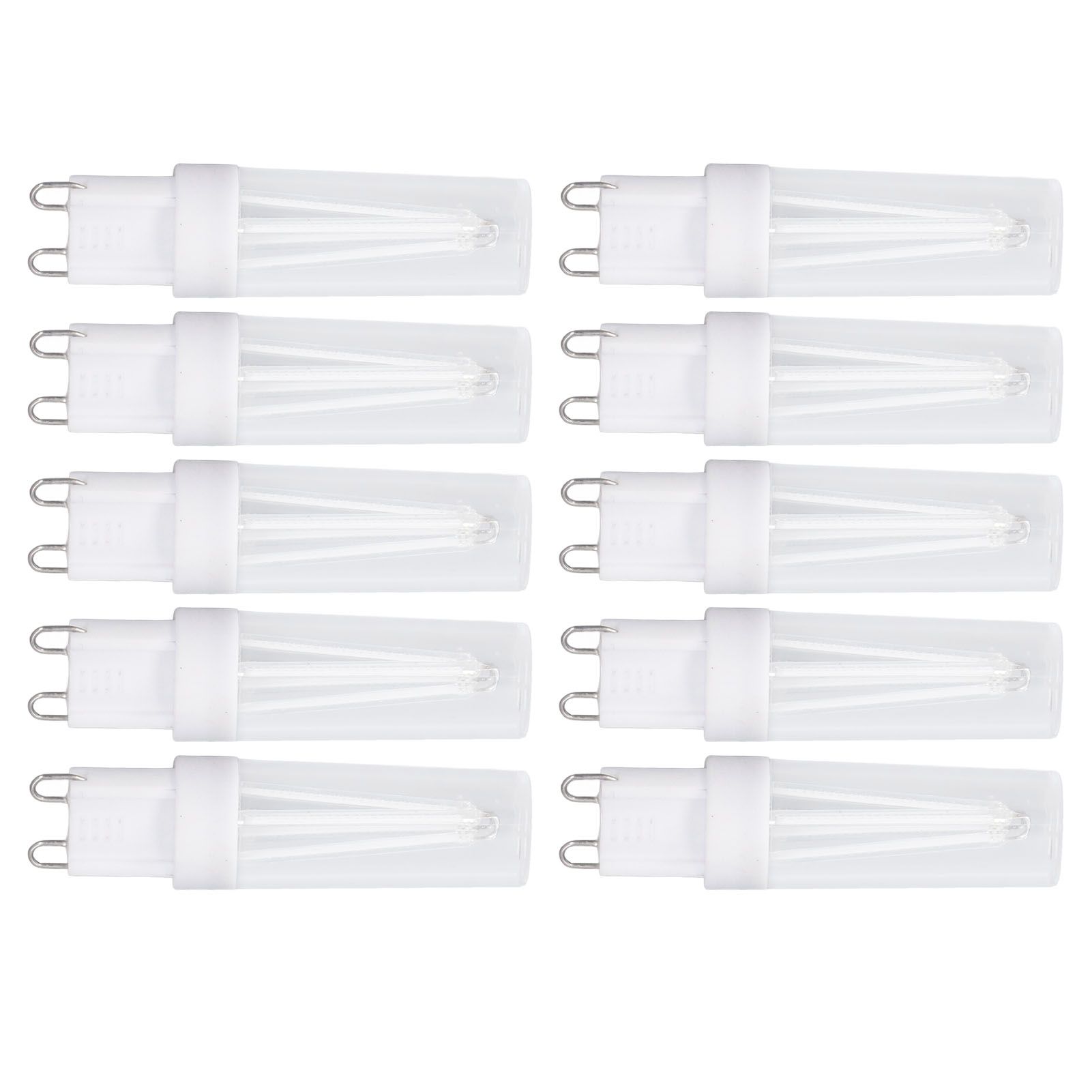 10pcs G9 Small Bulbs Blue Light Energy Saving Replacement LED Bulbs for Chandelier Table Lamp 500lm 3W 220V - Image 6