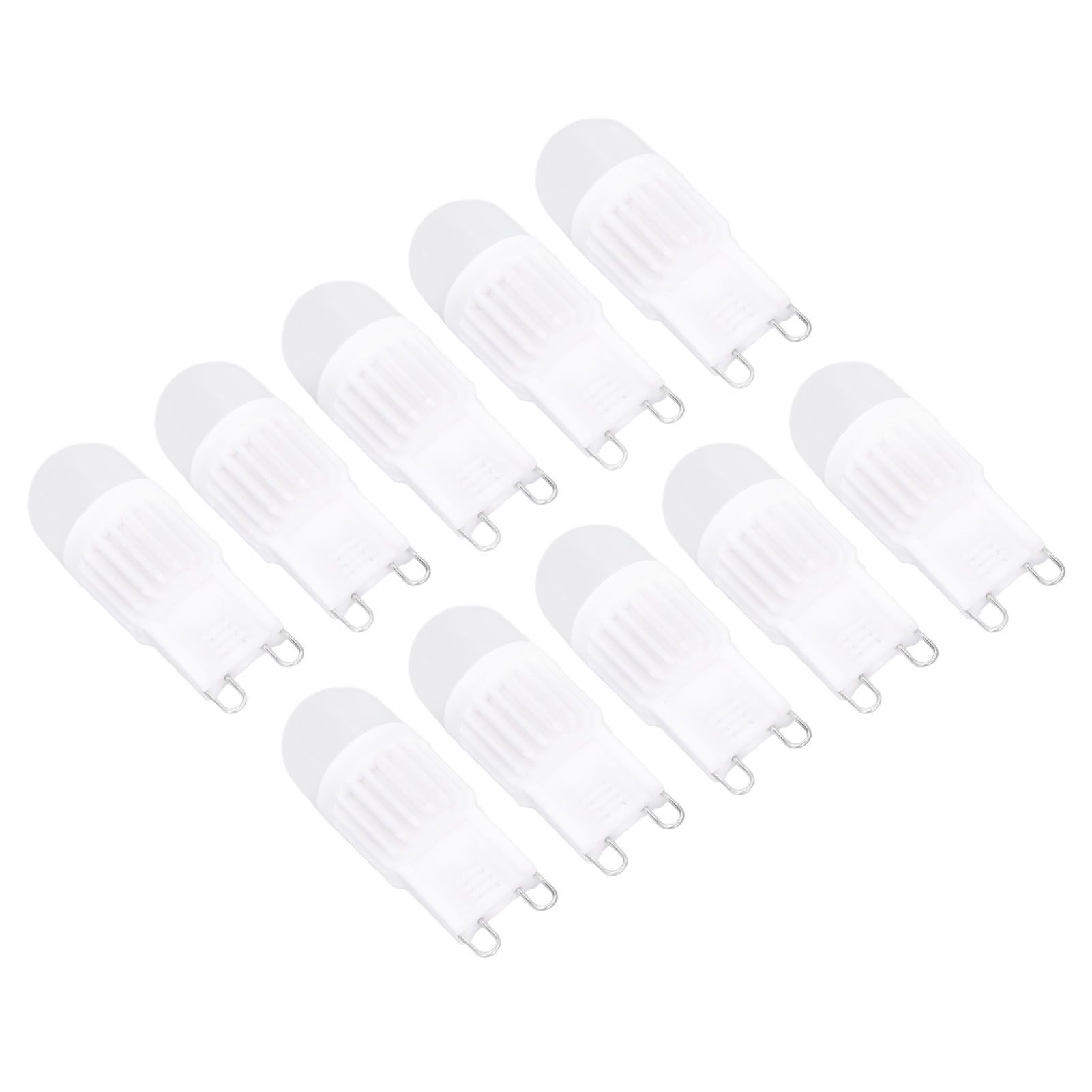 10pcs G9 Bulb Dimmable 2W 500lm G9 LED Bulb 30W Halogen Equivalent for Chandelier Ceiling Light Wall Lamp 220VWhite Light - Image 3