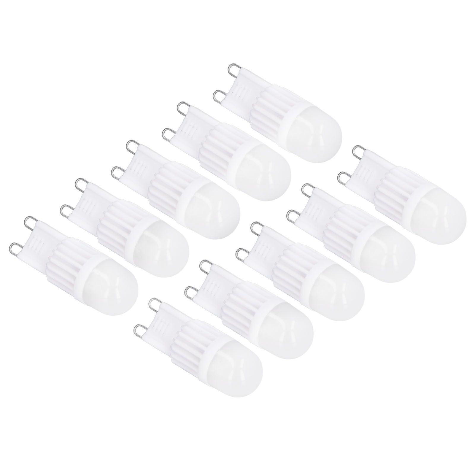 10pcs G9 Bulb Dimmable 2W 500lm G9 LED Bulb 30W Halogen Equivalent for Chandelier Ceiling Light Wall Lamp 220VWhite Light - Image 4