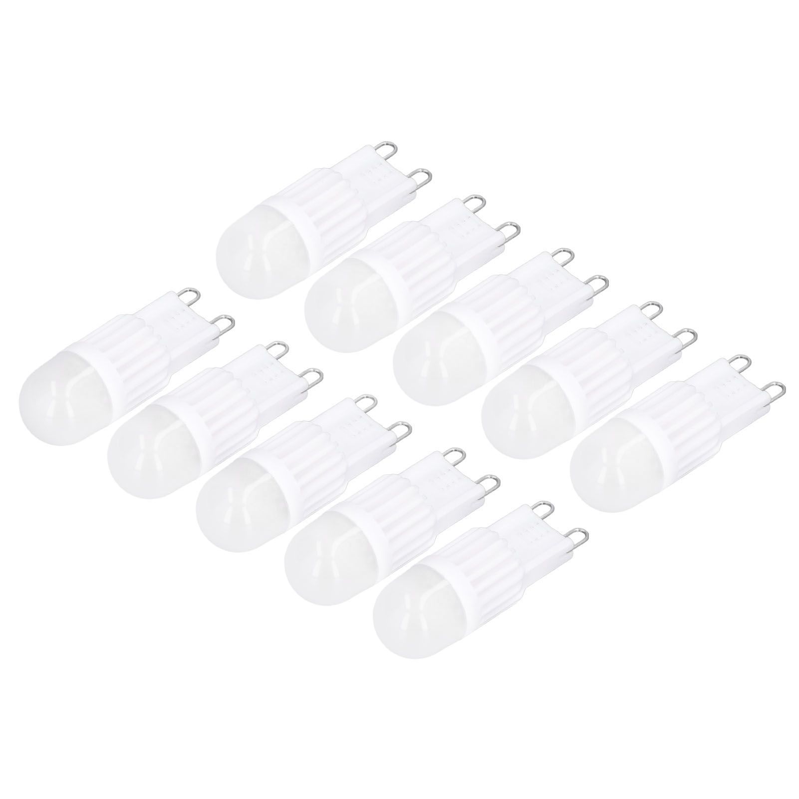 10pcs G9 Bulb Dimmable 2W 500lm G9 LED Bulb 30W Halogen Equivalent for Chandelier Ceiling Light Wall Lamp 220VWhite Light - Image 5