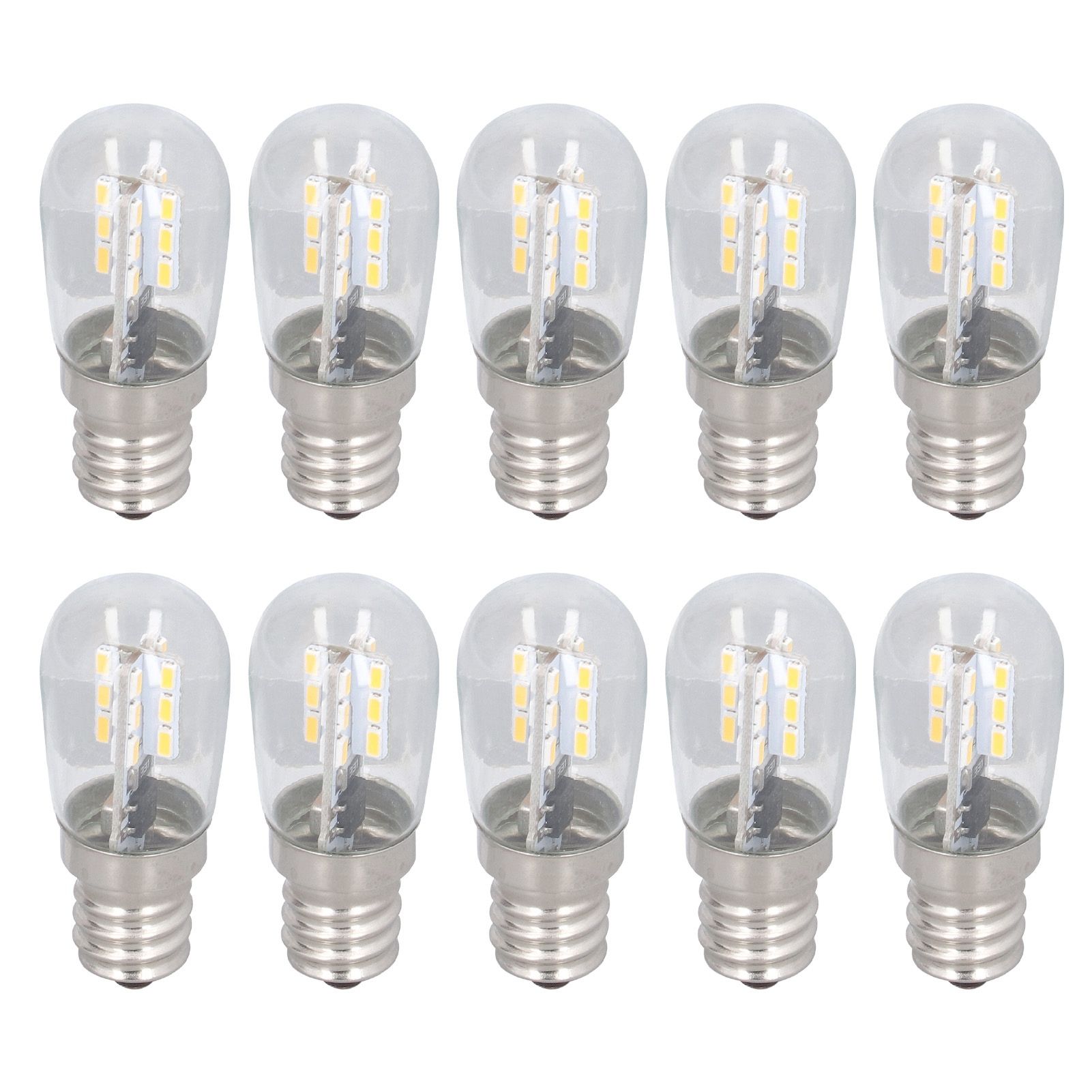 10PCS LED E12 Light Bulb Glass Small Ceiling Lamp Bulb 500LM Wall Lamp Bulb for Bedroom Office 220V - Image 2
