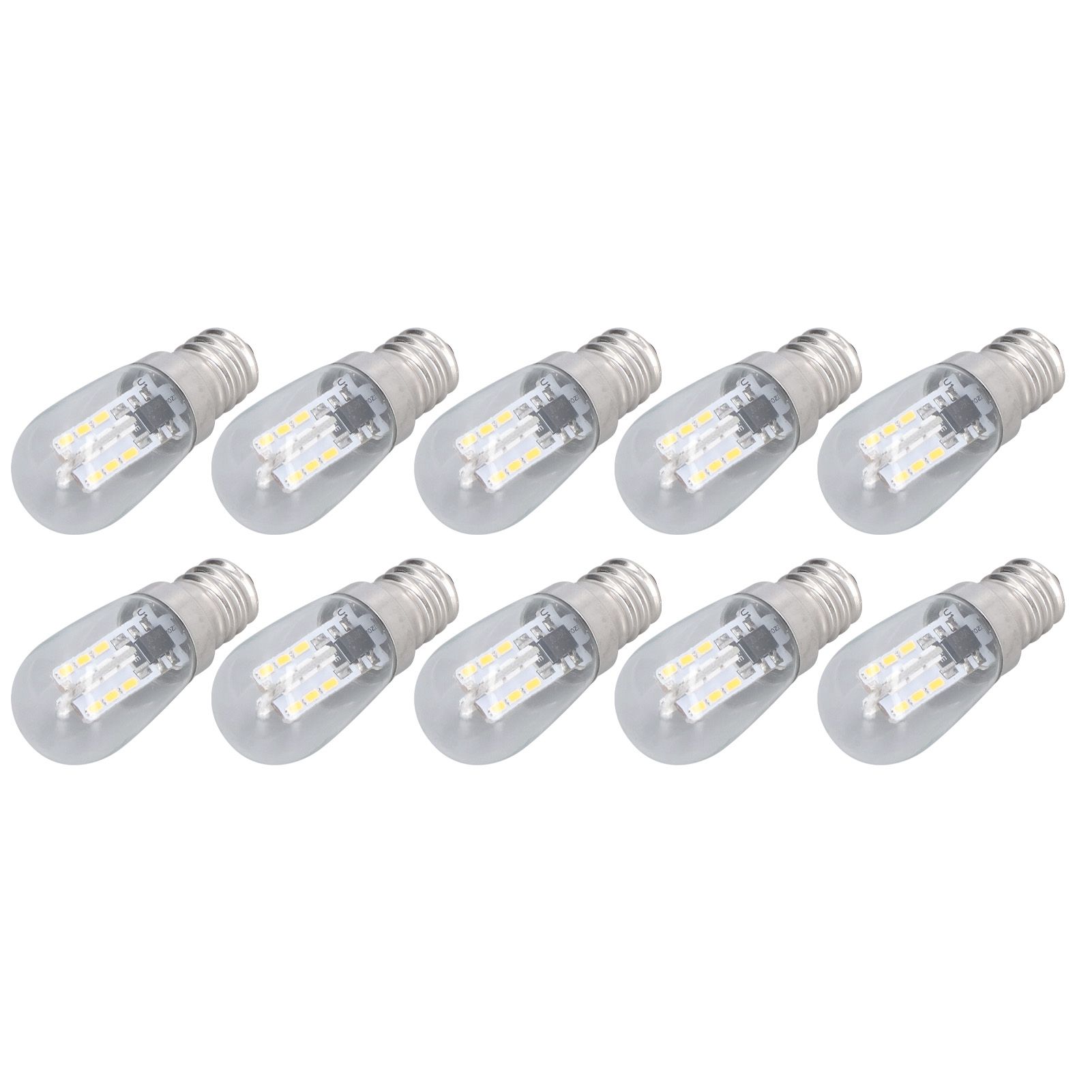 10PCS LED E12 Light Bulb Glass Small Ceiling Lamp Bulb 500LM Wall Lamp Bulb for Bedroom Office 220V - Image 8