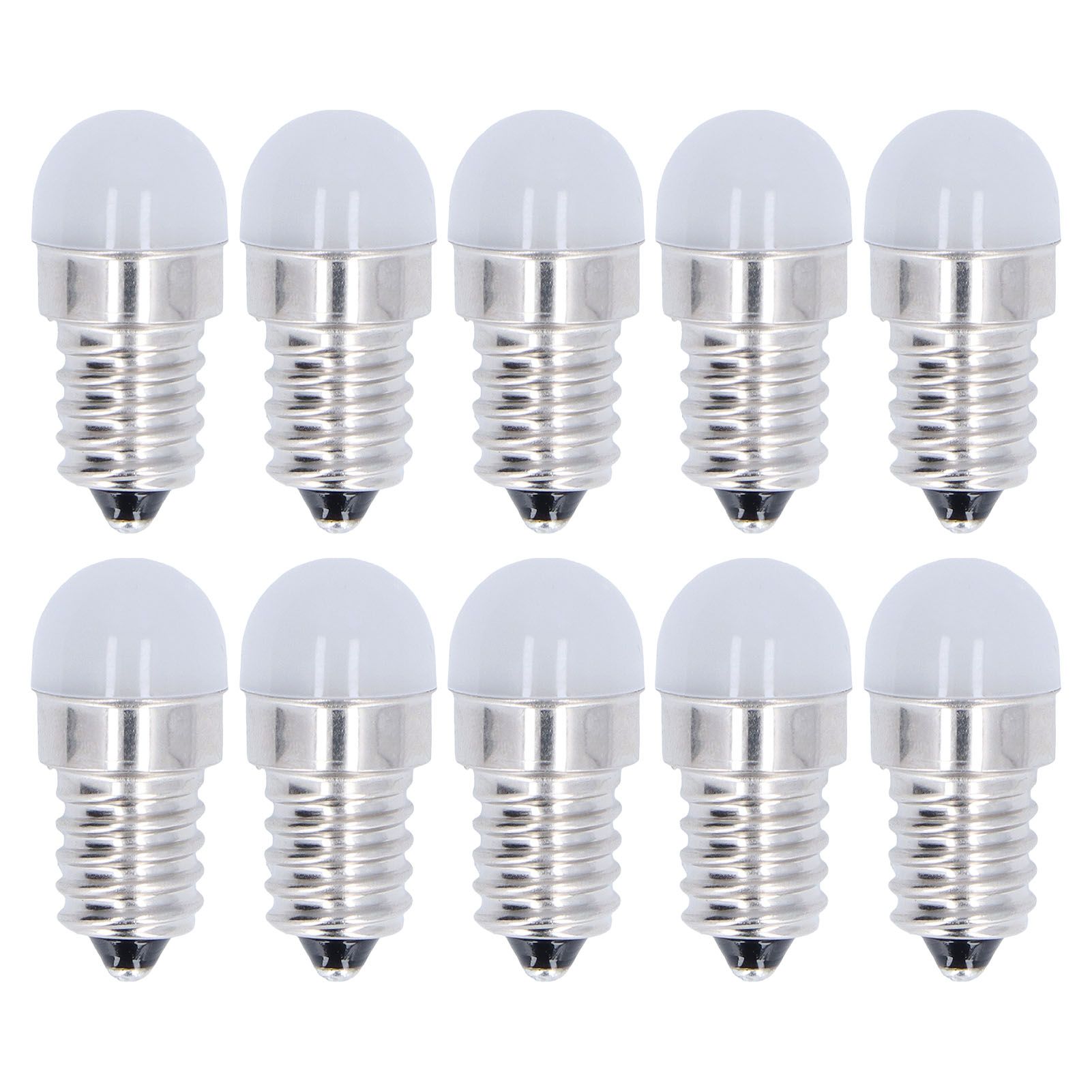 10pcs E14 Bulbs Energy Saving Warm White Light LED Small Bulbs for Ceiling Lamp Wall Lamp 500lm 1.5W 24V - Image 1