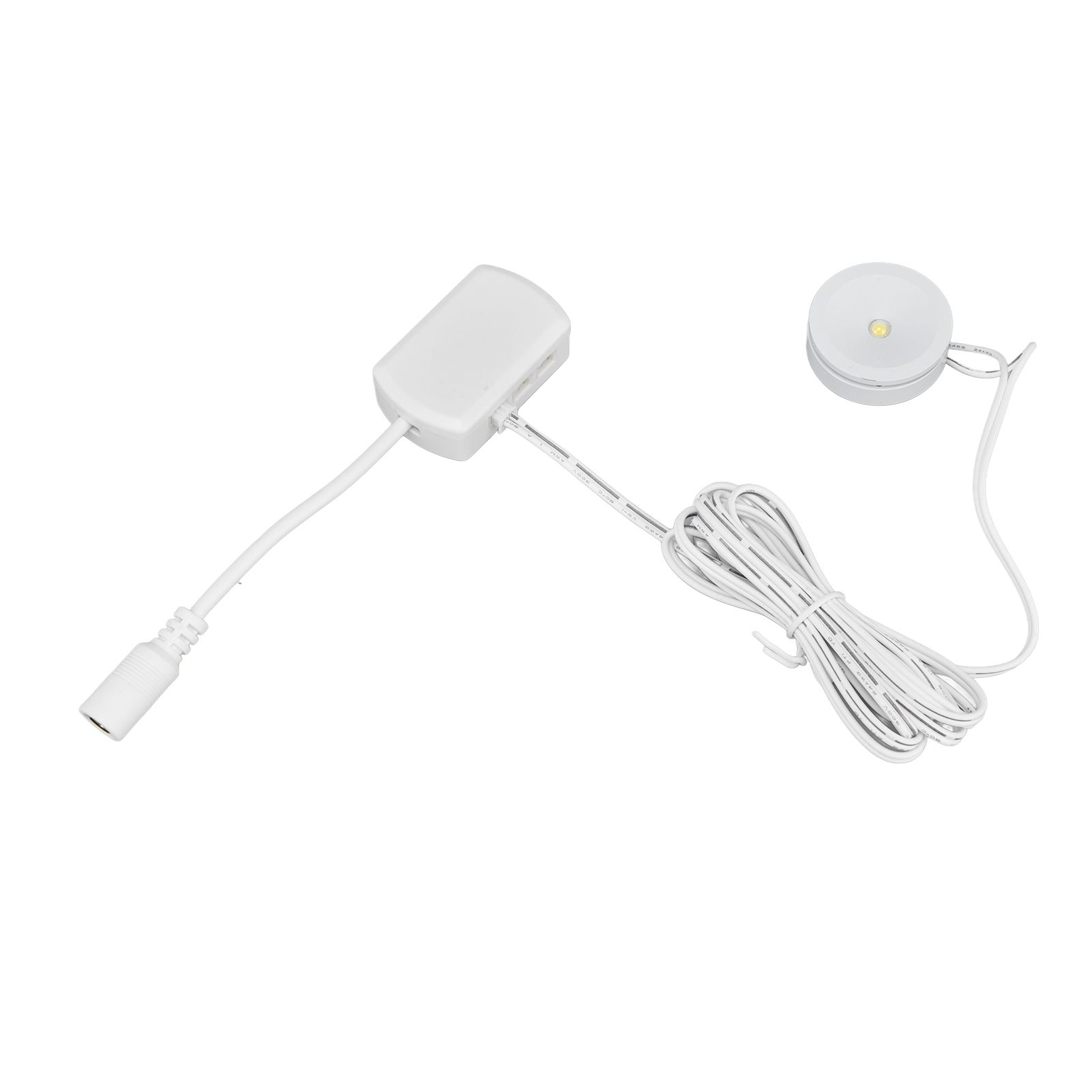 LED Under Cabinet Puck Lights Dimmable Ultra Thin Round Cabinet Light for Exhibition Halls Cabinets1 for 4 - Image 2