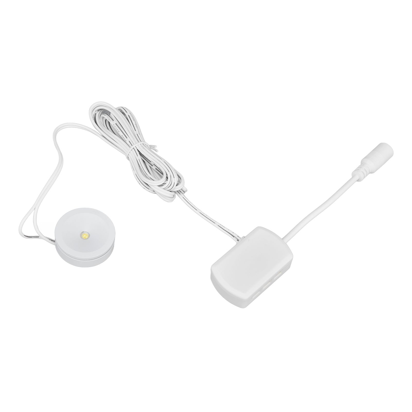 LED Under Cabinet Puck Lights Dimmable Ultra Thin Round Cabinet Light for Exhibition Halls Cabinets1 for 4 - Image 6
