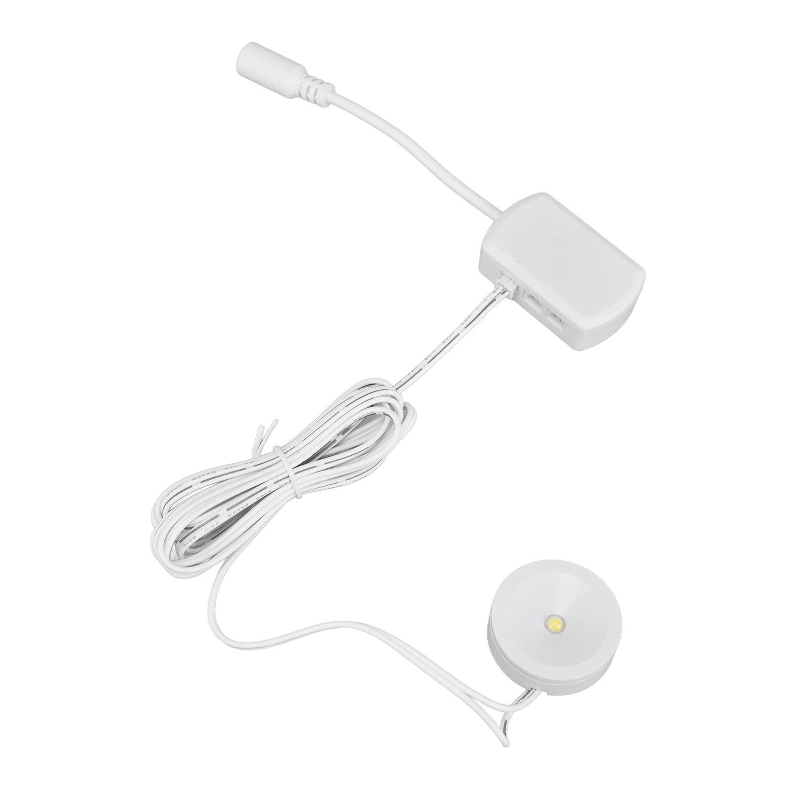 LED Under Cabinet Puck Lights Dimmable Ultra Thin Round Cabinet Light for Exhibition Halls Cabinets1 for 6 - Image 7