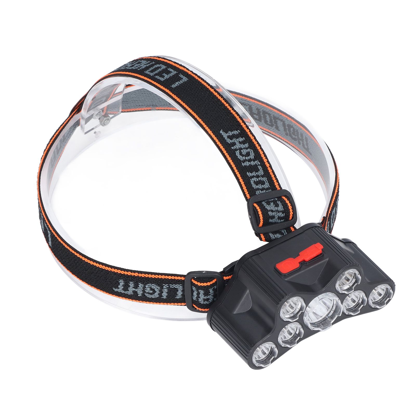 LED Headlamp 7 Lamp Beads High Brightness 4 Mode Waterproof USB Charging Head Band Light for Camping Maintenance - Image 4