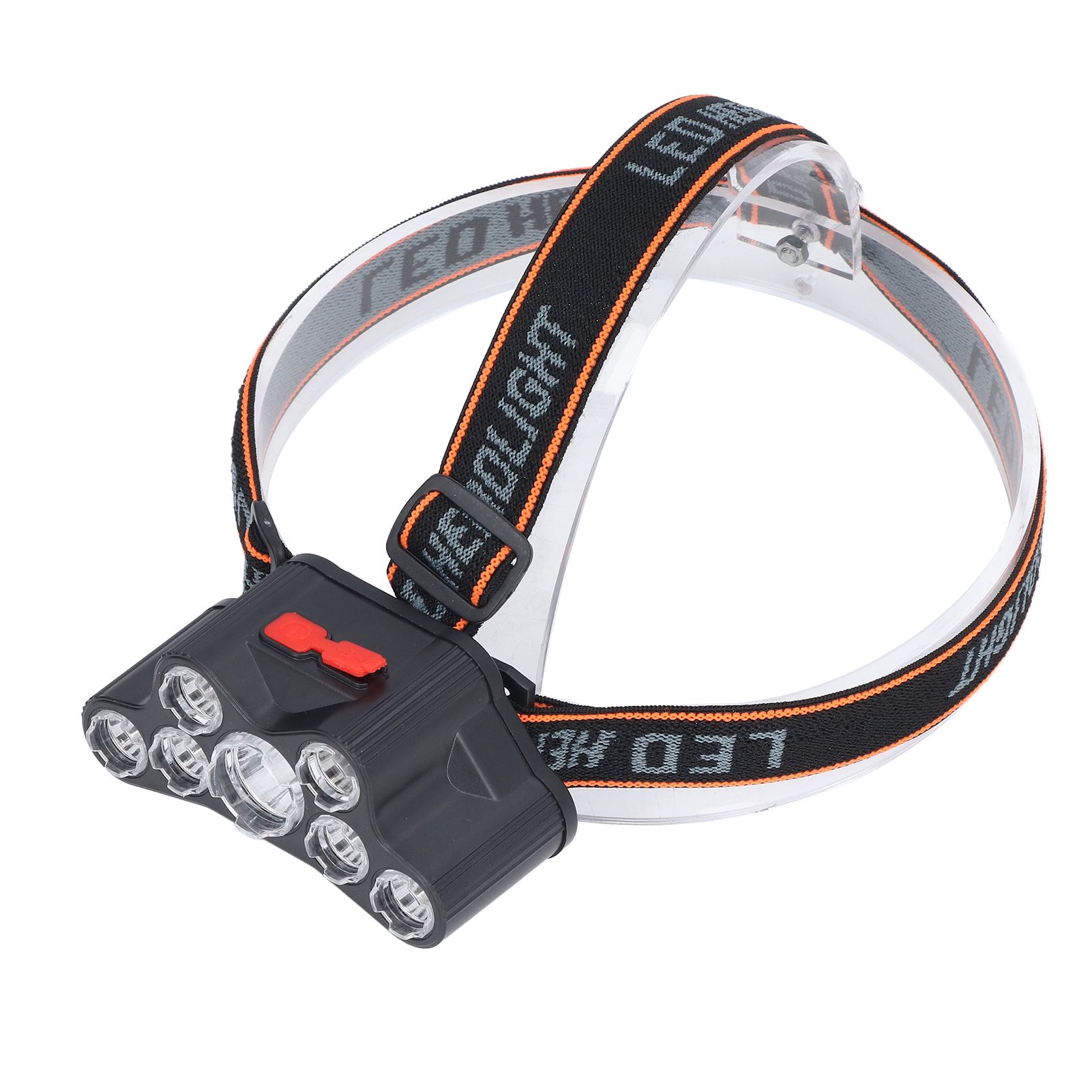 LED Headlamp 7 Lamp Beads High Brightness 4 Mode Waterproof USB Charging Head Band Light for Camping Maintenance - Image 5