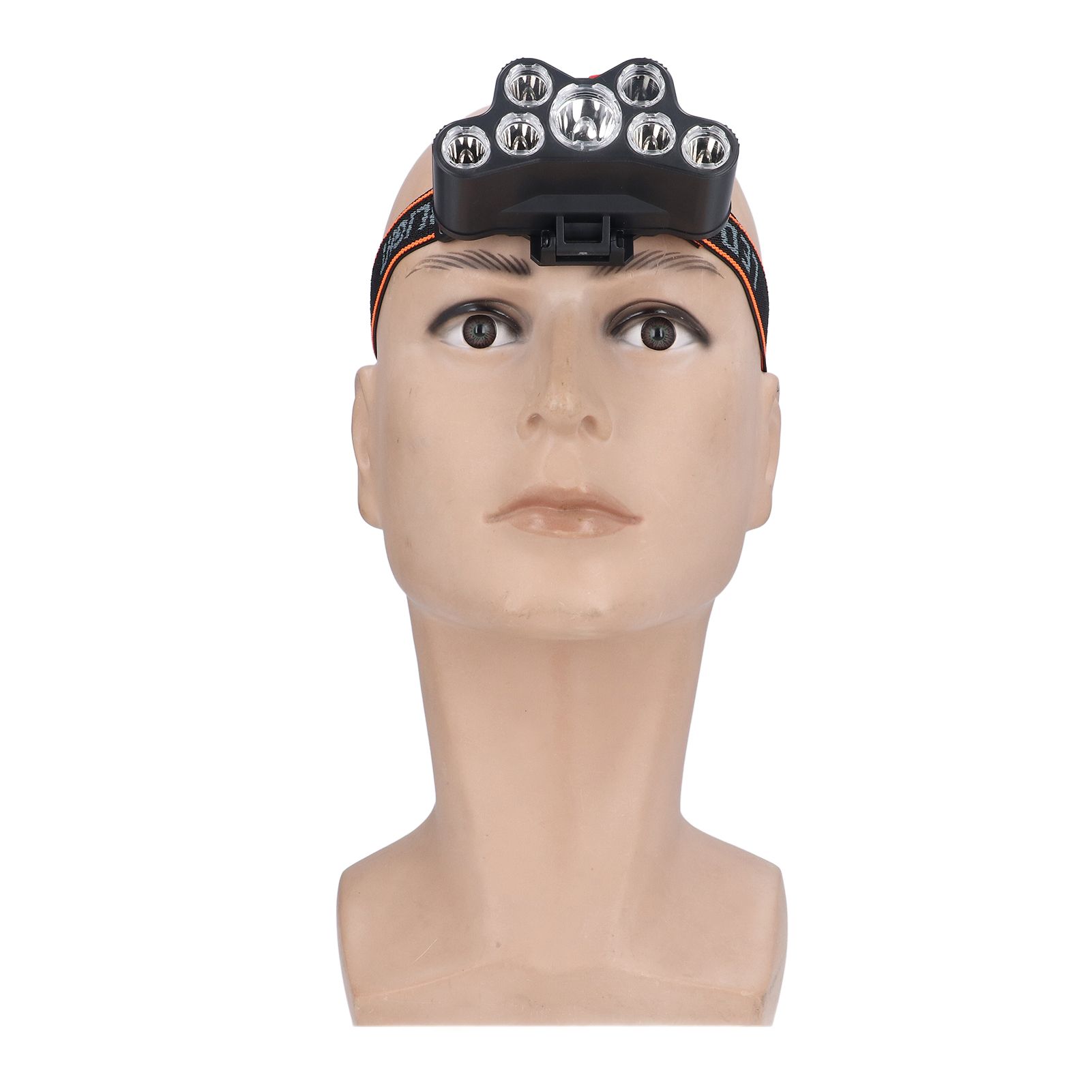 LED Headlamp 7 Lamp Beads High Brightness 4 Mode Waterproof USB Charging Head Band Light for Camping Maintenance - Image 7