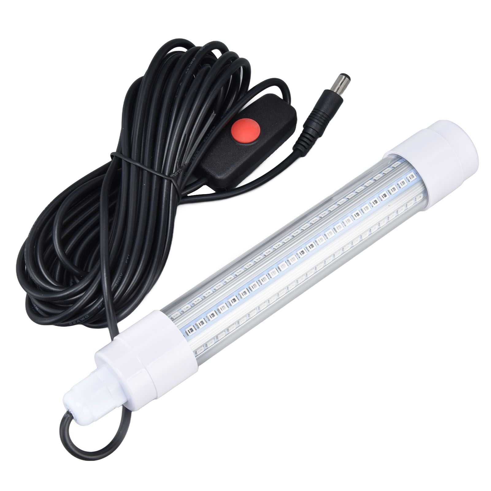 Submersible Fishing Light 16W AC12‑36V 1300lm LED Night Fishing Lure Bait Finder for Fish Tank AquariumWarm Light - Image 6