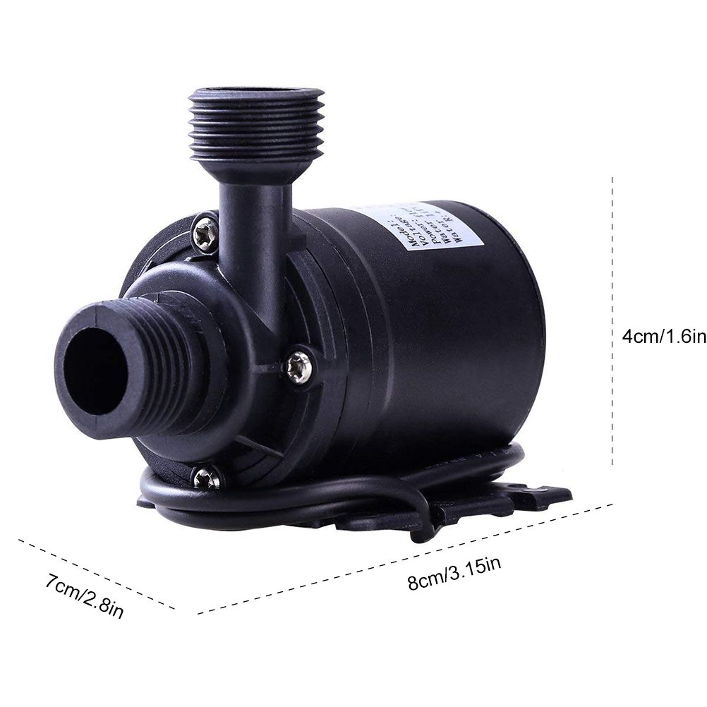 12V 800L / H High Performance and Low Noise Brushless Submersible Water Pump - Image 2