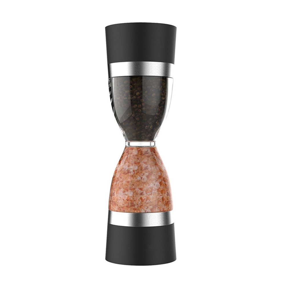 Stainless Steel Salt and Pepper Grinder Set 2 In 1 Seasoning Tank with Adjustable Grind Size - Image 2