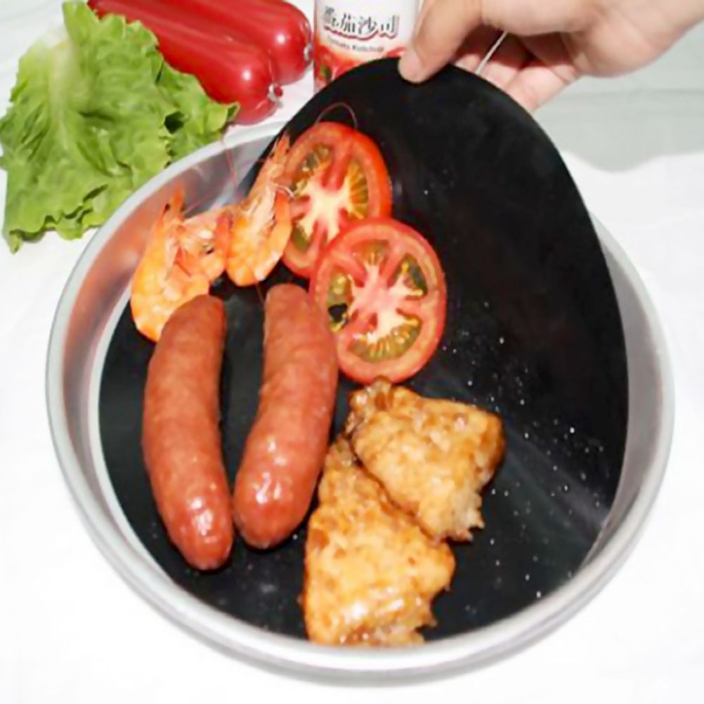 2 Pack 24cm Round Non Stick High Temperature Pan Frying Pan Liner Sheet Cooking Wok Sheet Pad for Kitchen BBQ Baking - Image 8
