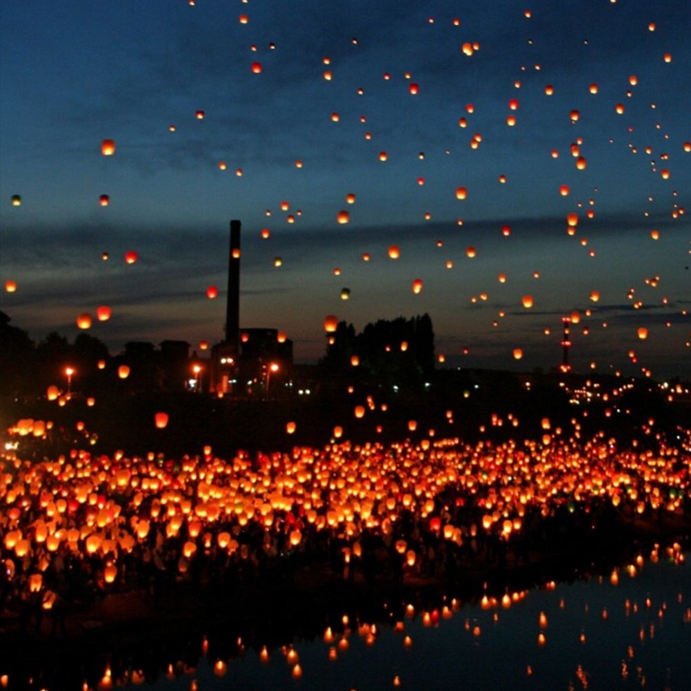 Chinese Lanterns Lanterns Biodegradable Fire Resistant Paper Lantern Chinese Wish Lanterns - Image 2