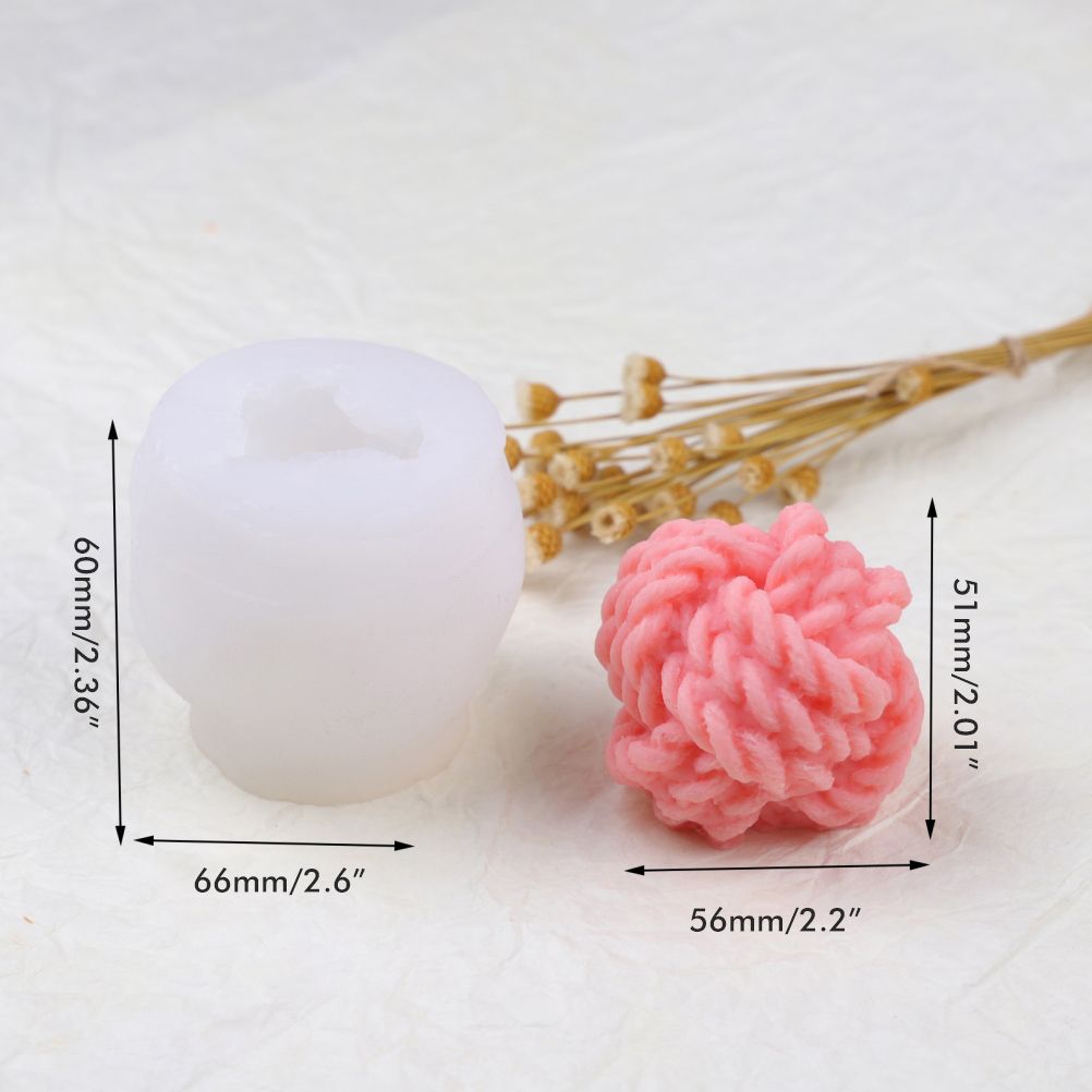 3D Silicone Candle Mould for DIY Candles Wax Soap Chocolate Crafts Ornaments Scented Candle - Image 2